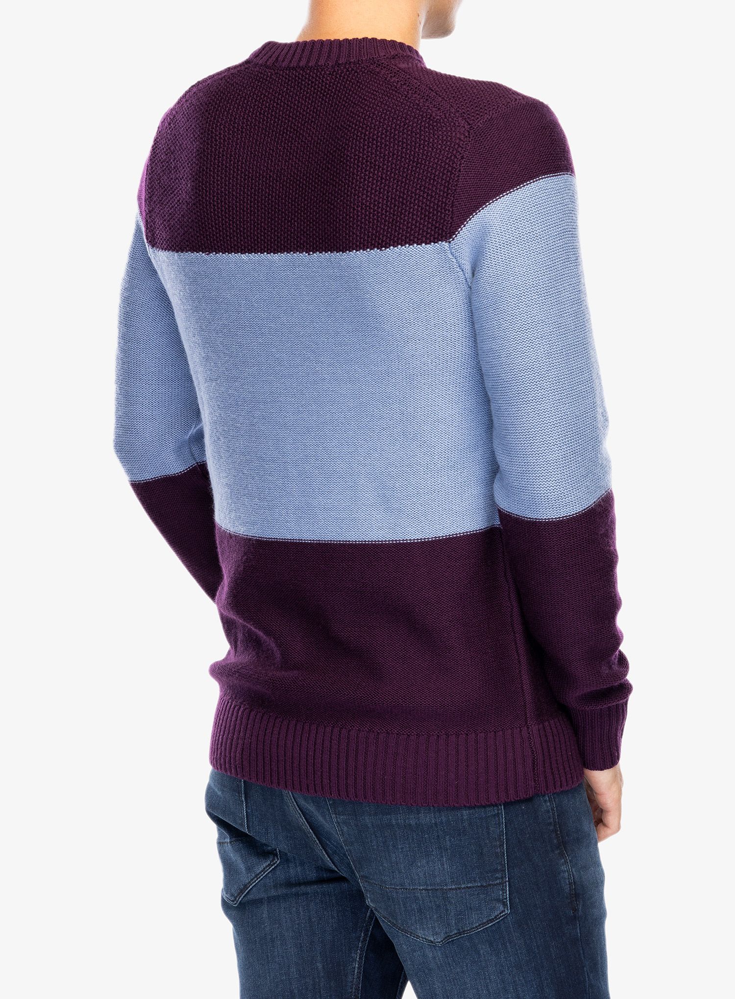 Moški pulover Icebreaker Waypoint Crewe Sweater - nightshade/kyanite