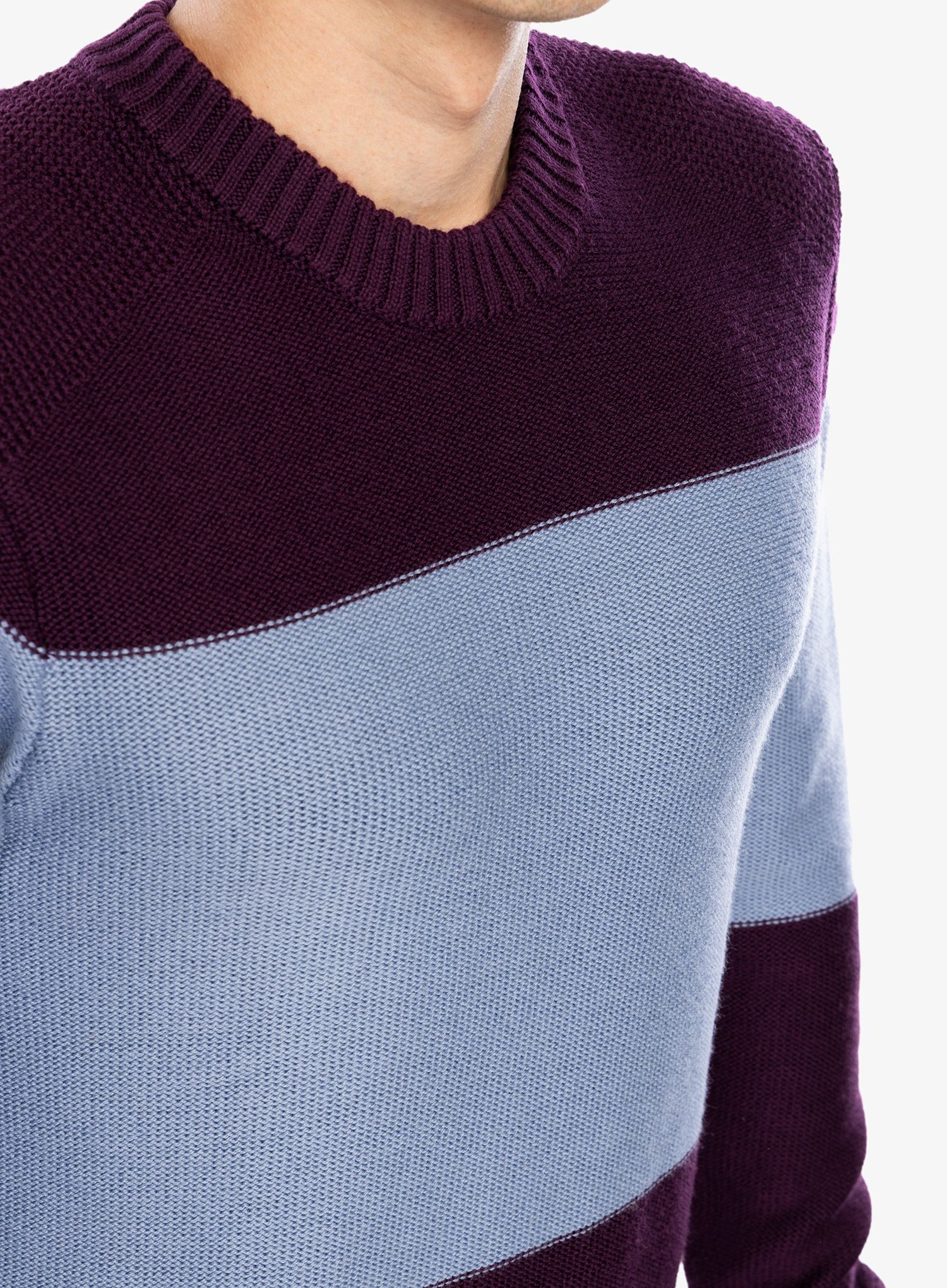 Moški pulover Icebreaker Waypoint Crewe Sweater - nightshade/kyanite