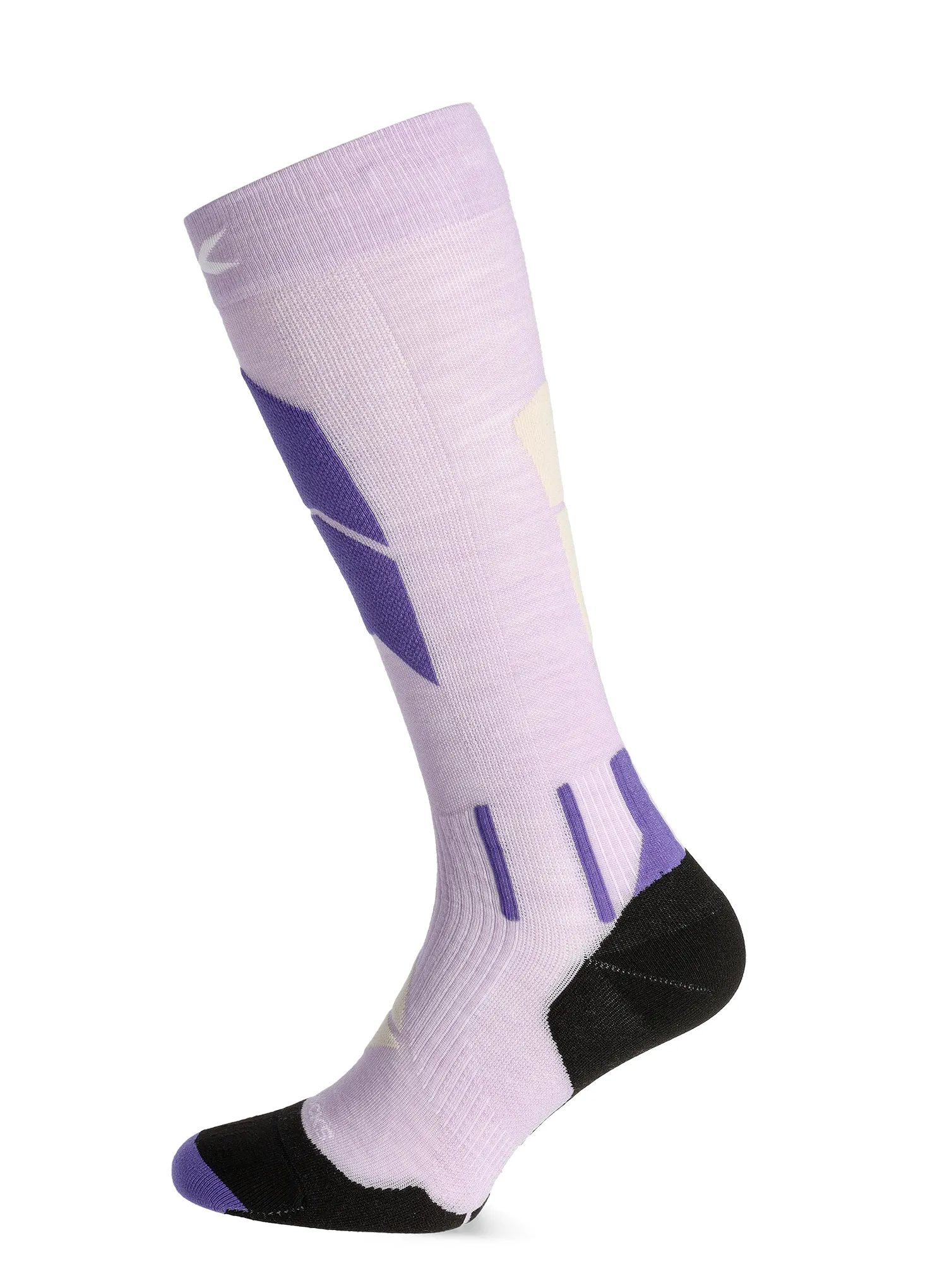 Smučarske nogavice X-Socks Ski Perform Merino OTC - muted lavender/light sand
