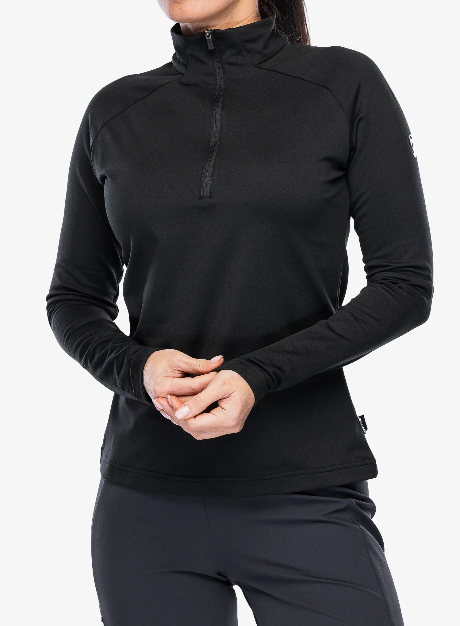 Ženska termo flis jopa Ziener Jeane - black