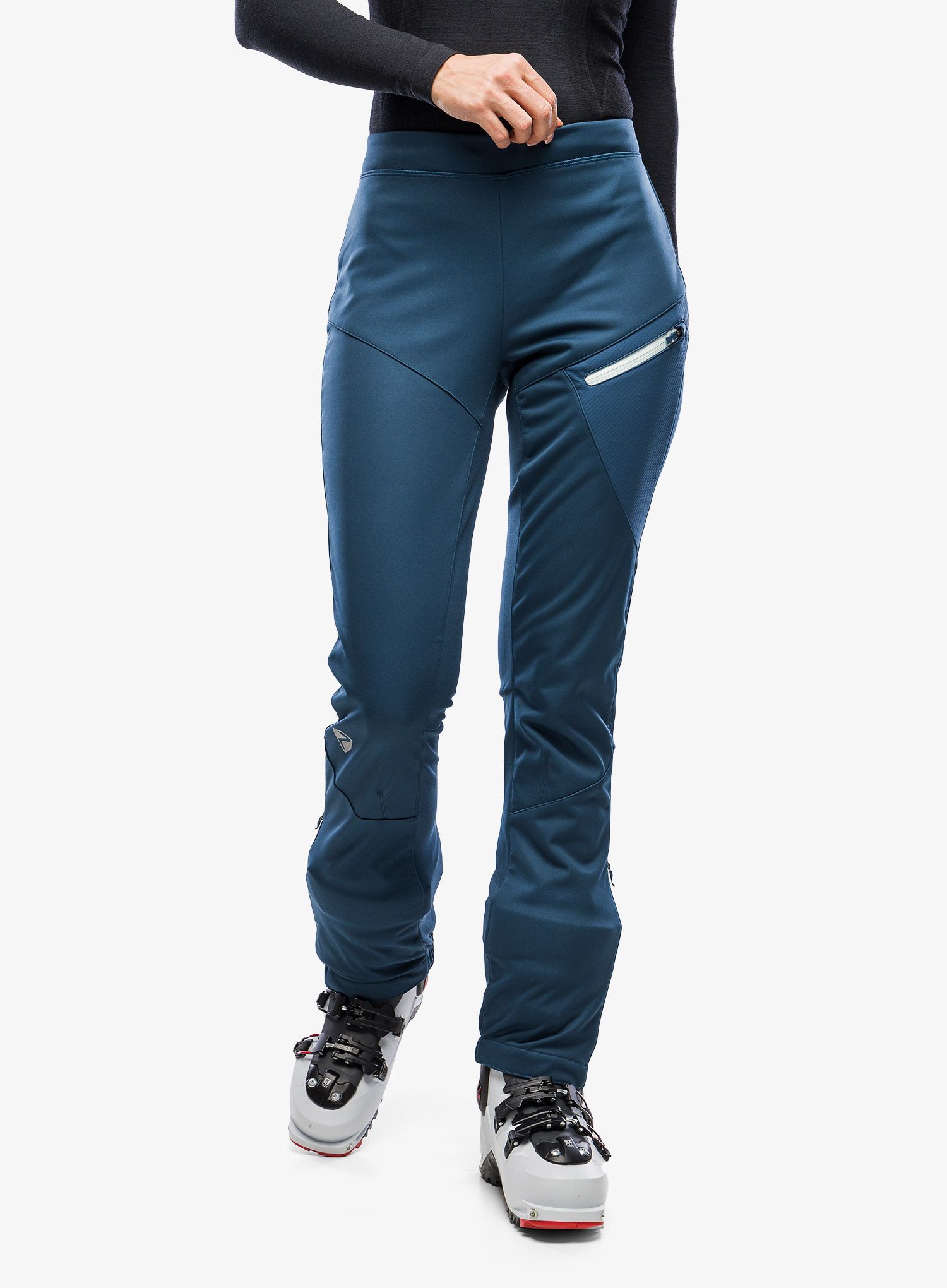Ženske softshell hlače Ziener Nabelle - hale navy