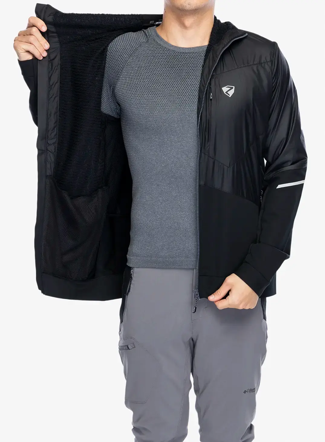 Sintetična jakna Ziener Nikolo - black