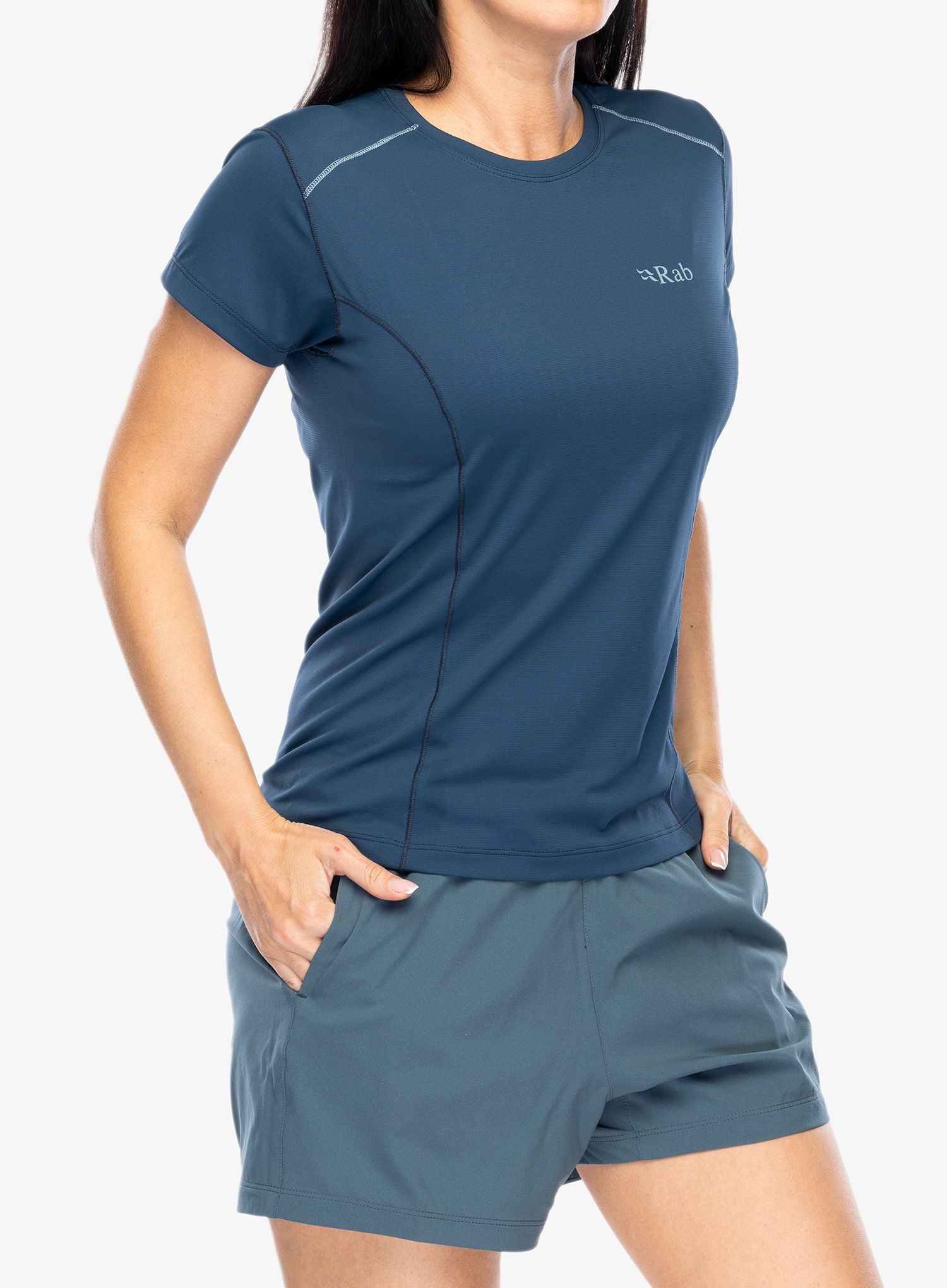 Ženska termo majica Rab Force Tee - tempest blue