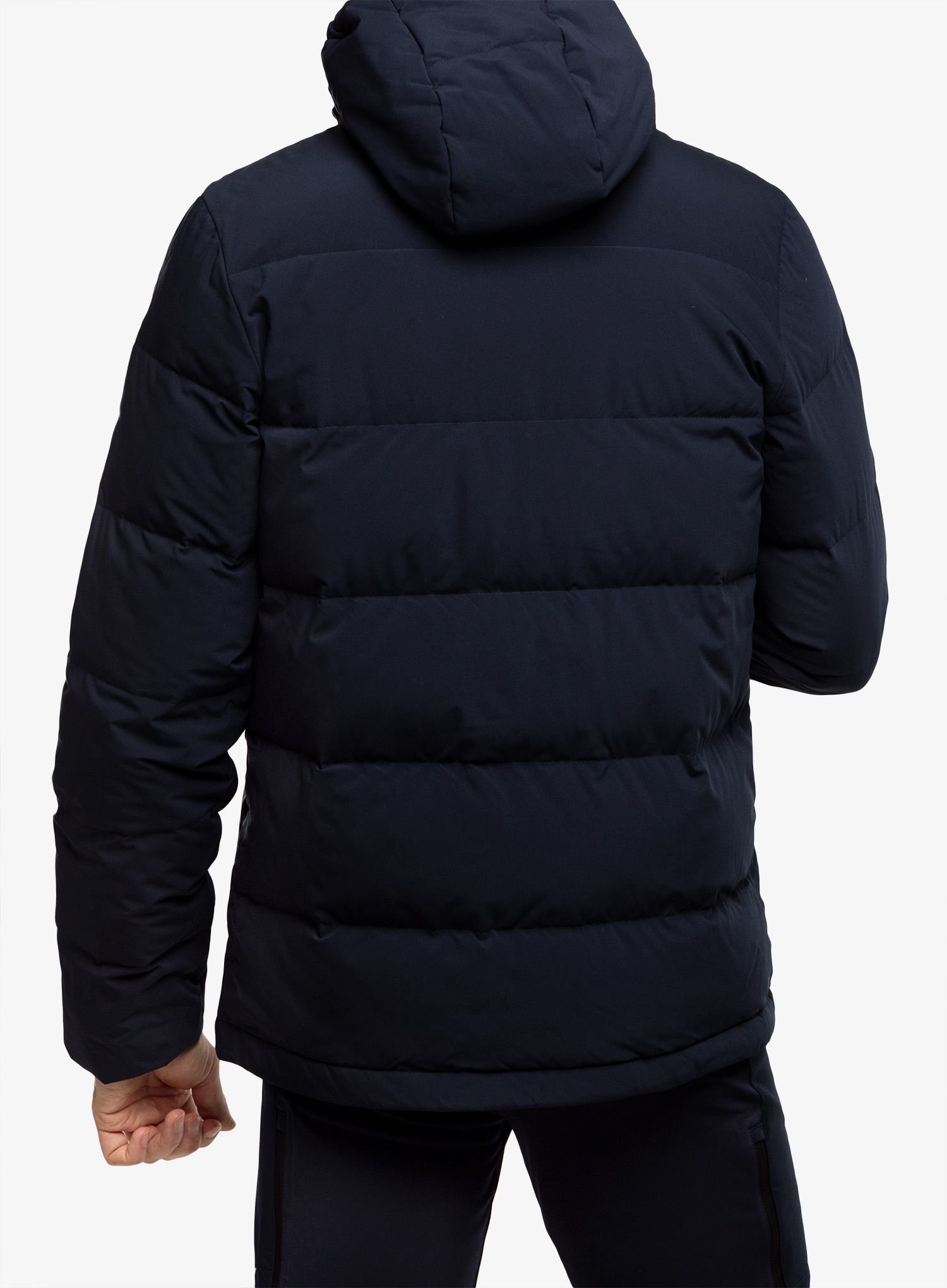 Puhovka adidas Helionic Hooded Jacket - legend ink