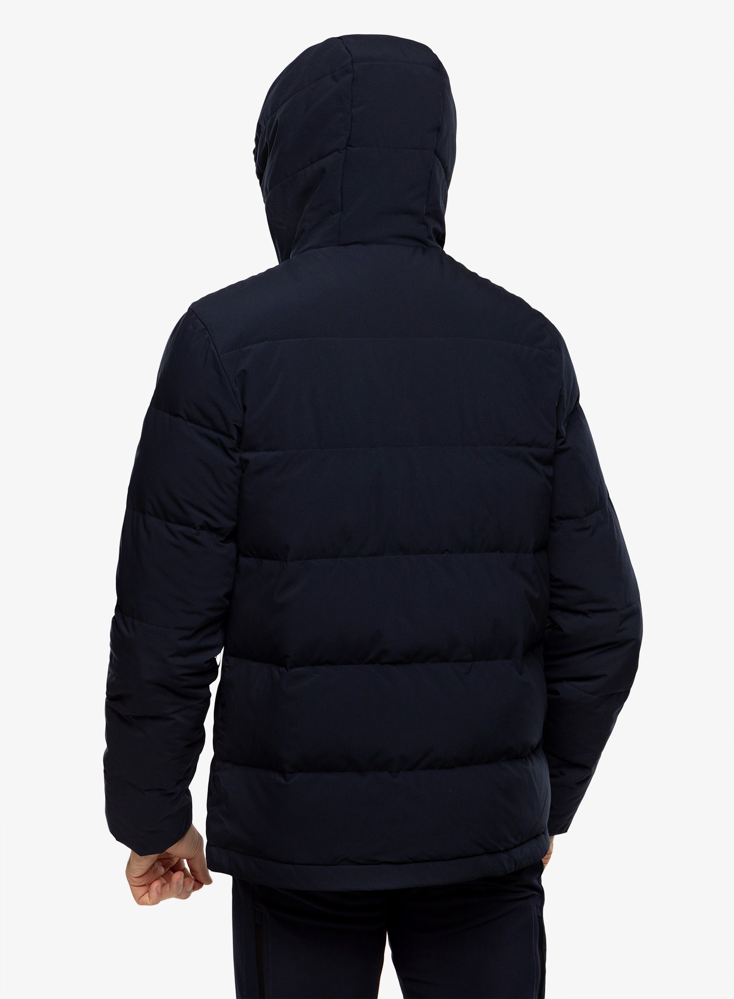 Puhovka adidas Helionic Hooded Jacket - legend ink