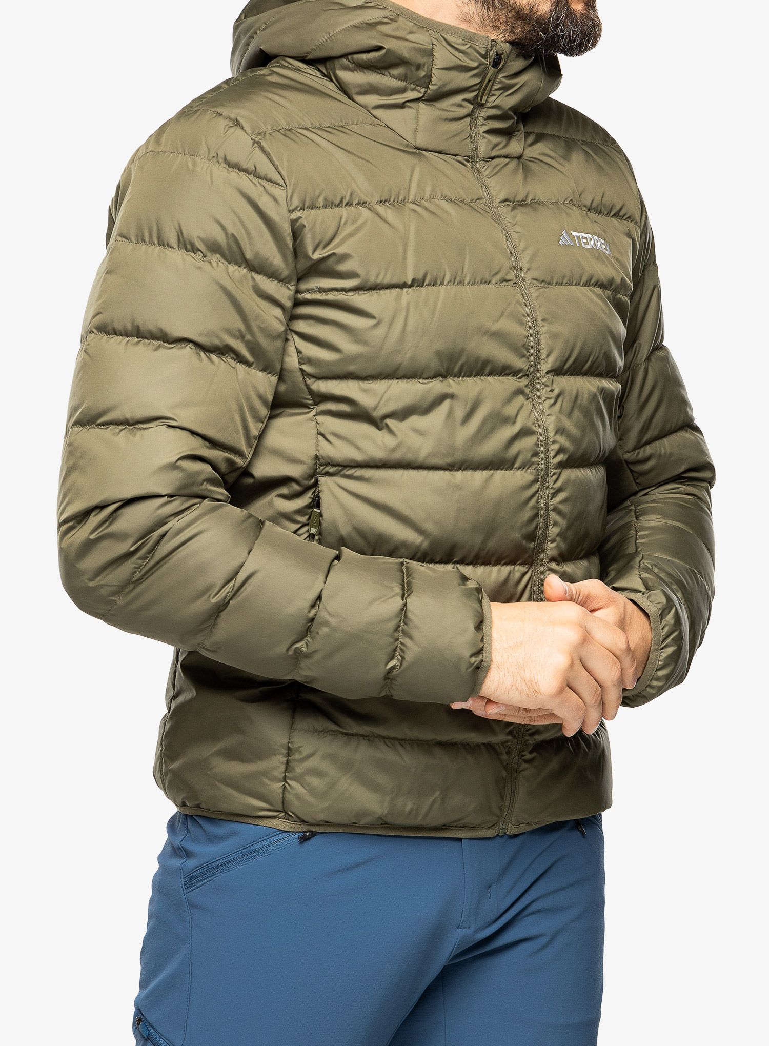 Puhovka adidas TERREX Multi Light Down Hooded Jacket - olistr