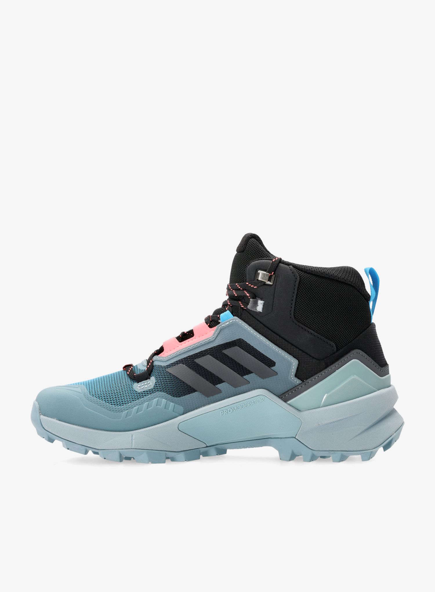 Ženski treking čevlji adidas TERREX Swift R3 Mid GTX - core black/grey five/acid red