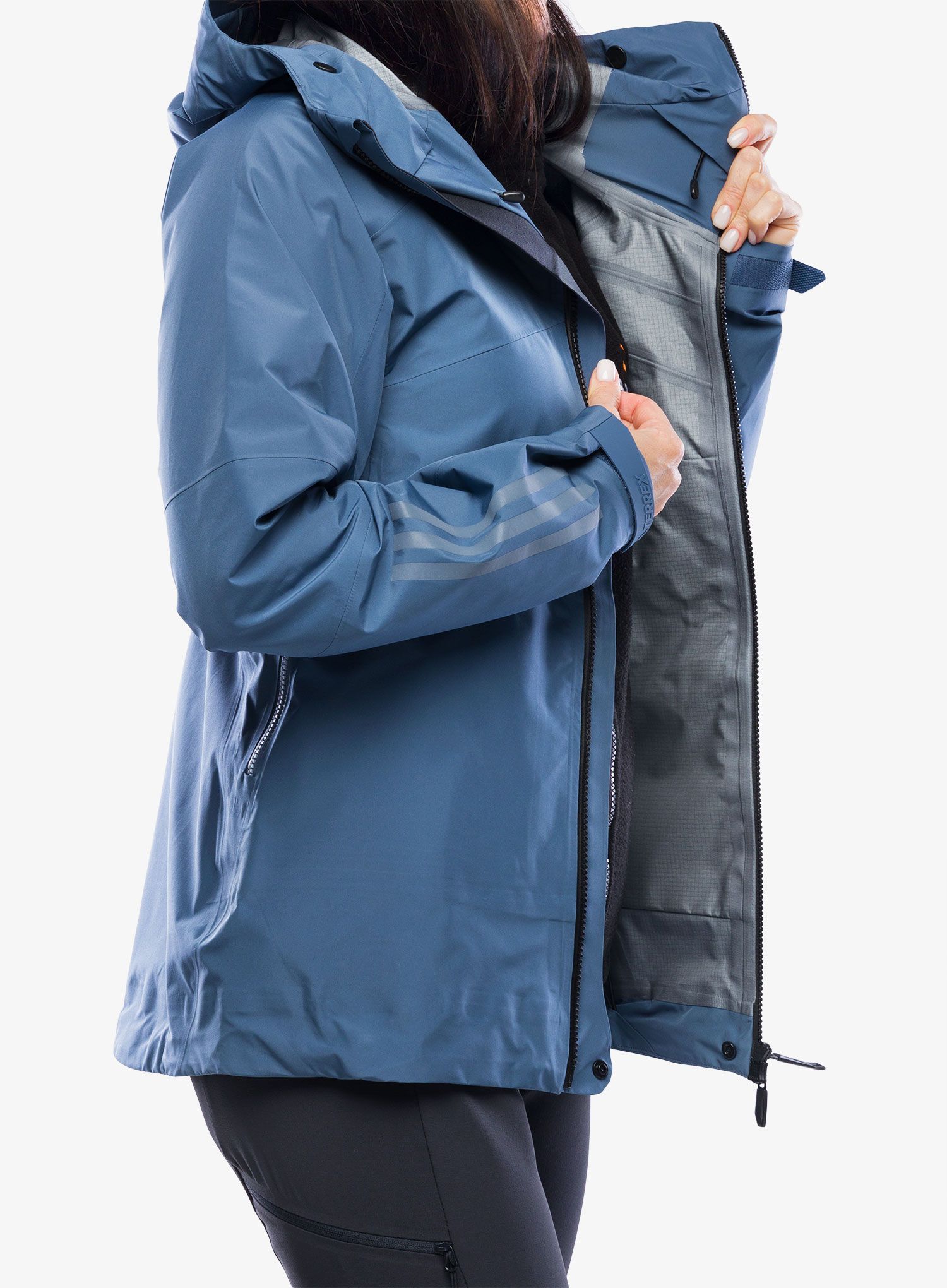 Ženska hardshell jakna adidas TERREX Techrock GORE-TEX Pro Jacket - wonste