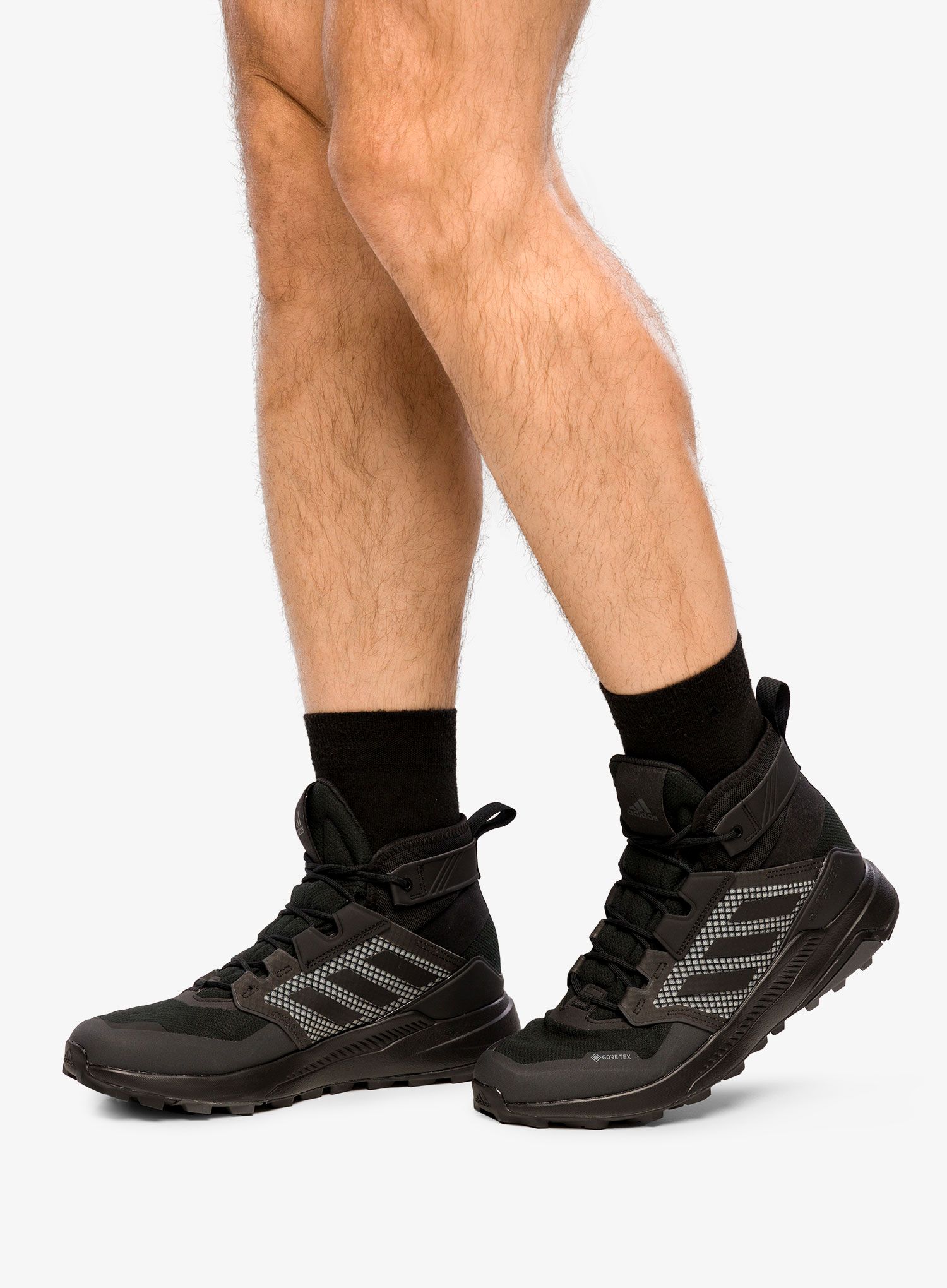 Moški pohodniški čevlji adidas TERREX Trailmaker Mid GTX - core blk/core blk