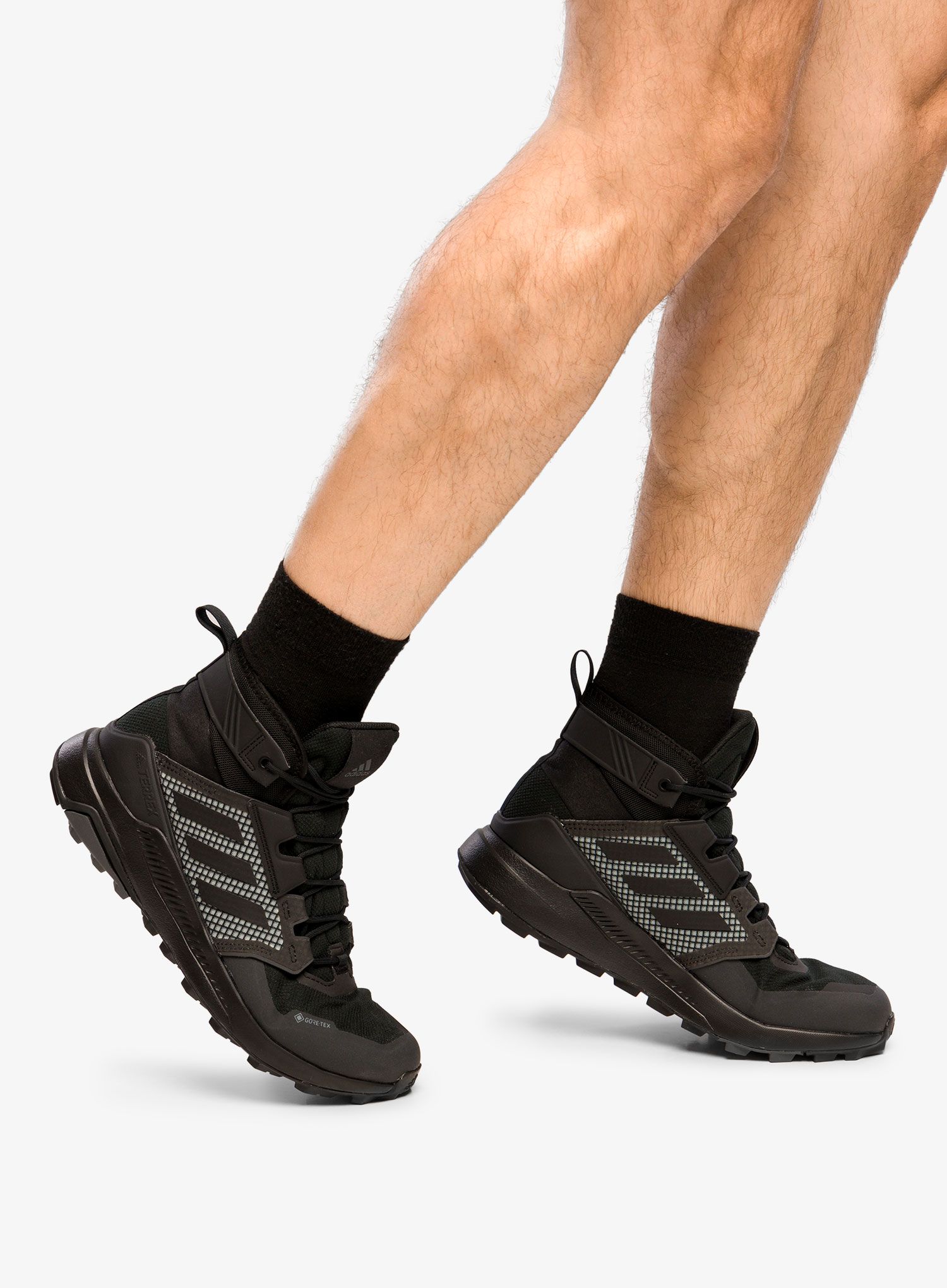 Moški pohodniški čevlji adidas TERREX Trailmaker Mid GTX - core blk/core blk