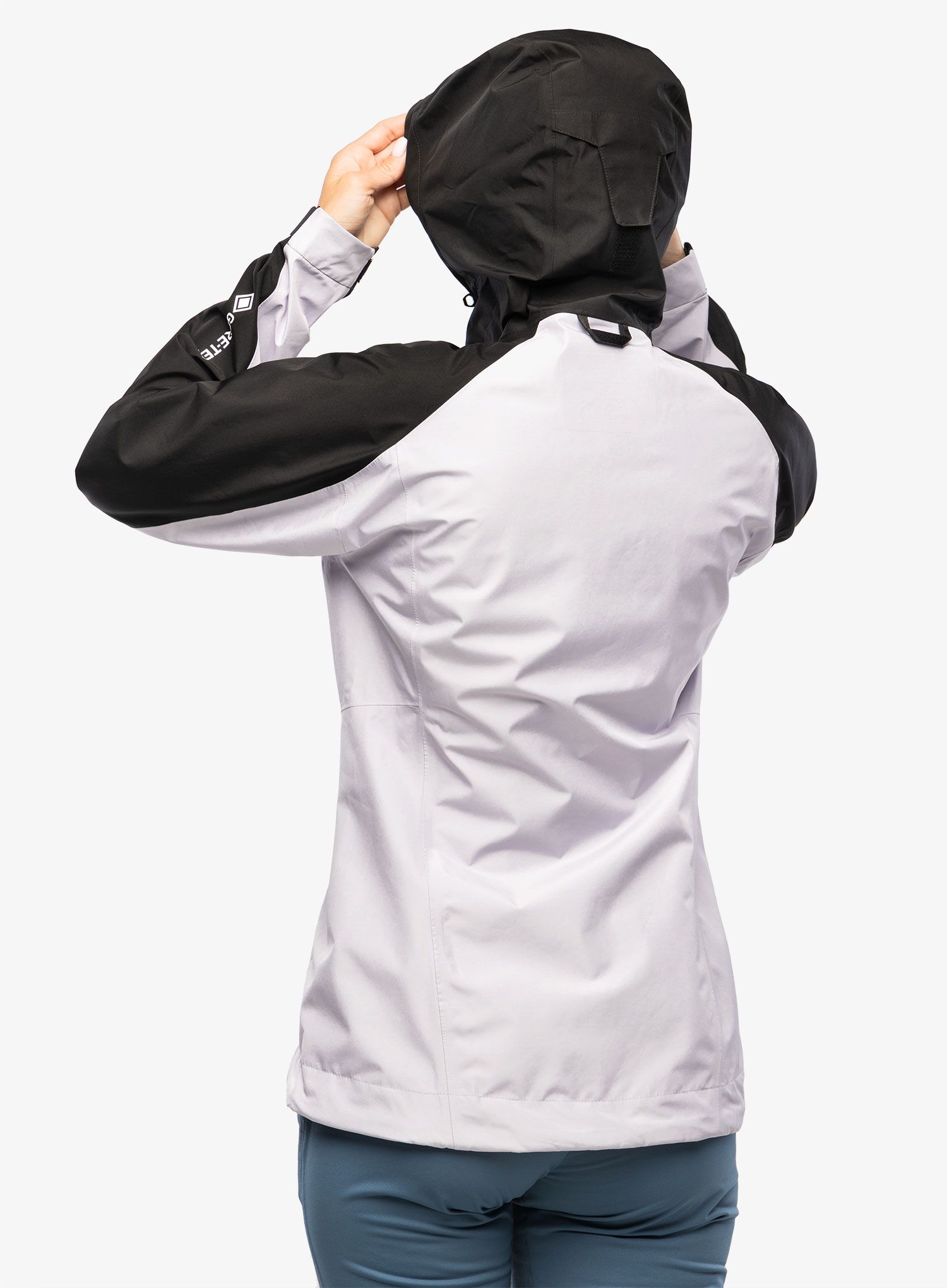 Ženska hardshell jakna adidas TERREX Xperior GORE-TEX Paclite Rain Jacket - silver dawn/black