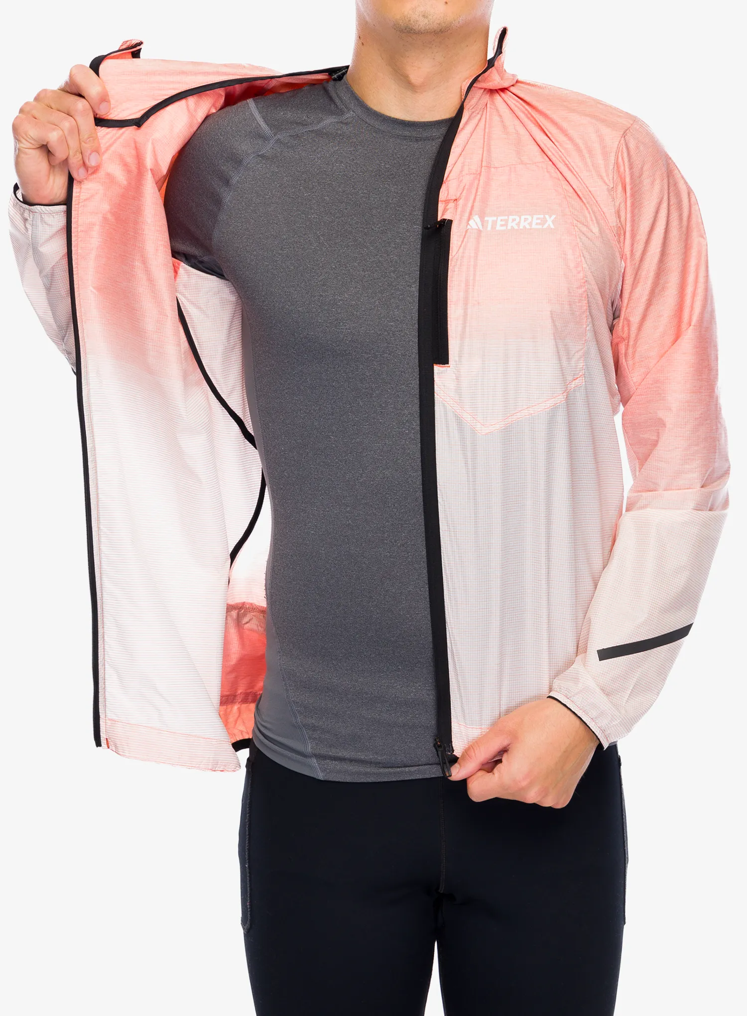 Jakna za tek adidas TERREX Xperior Light Windweave Jacket - semi impact orange