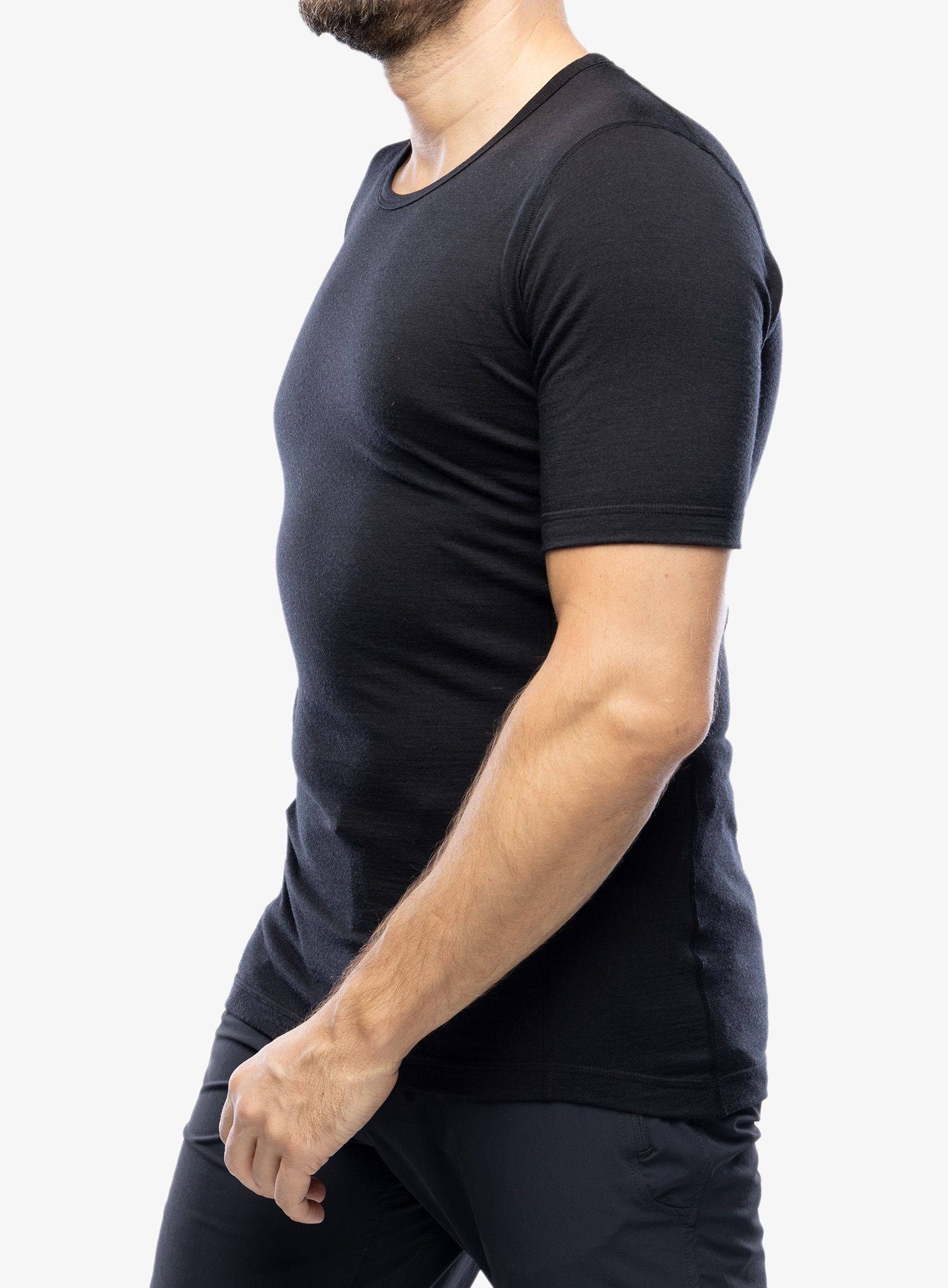 Termo majica adidas TERREX Xperior Merino 200 Base Layer SS - black