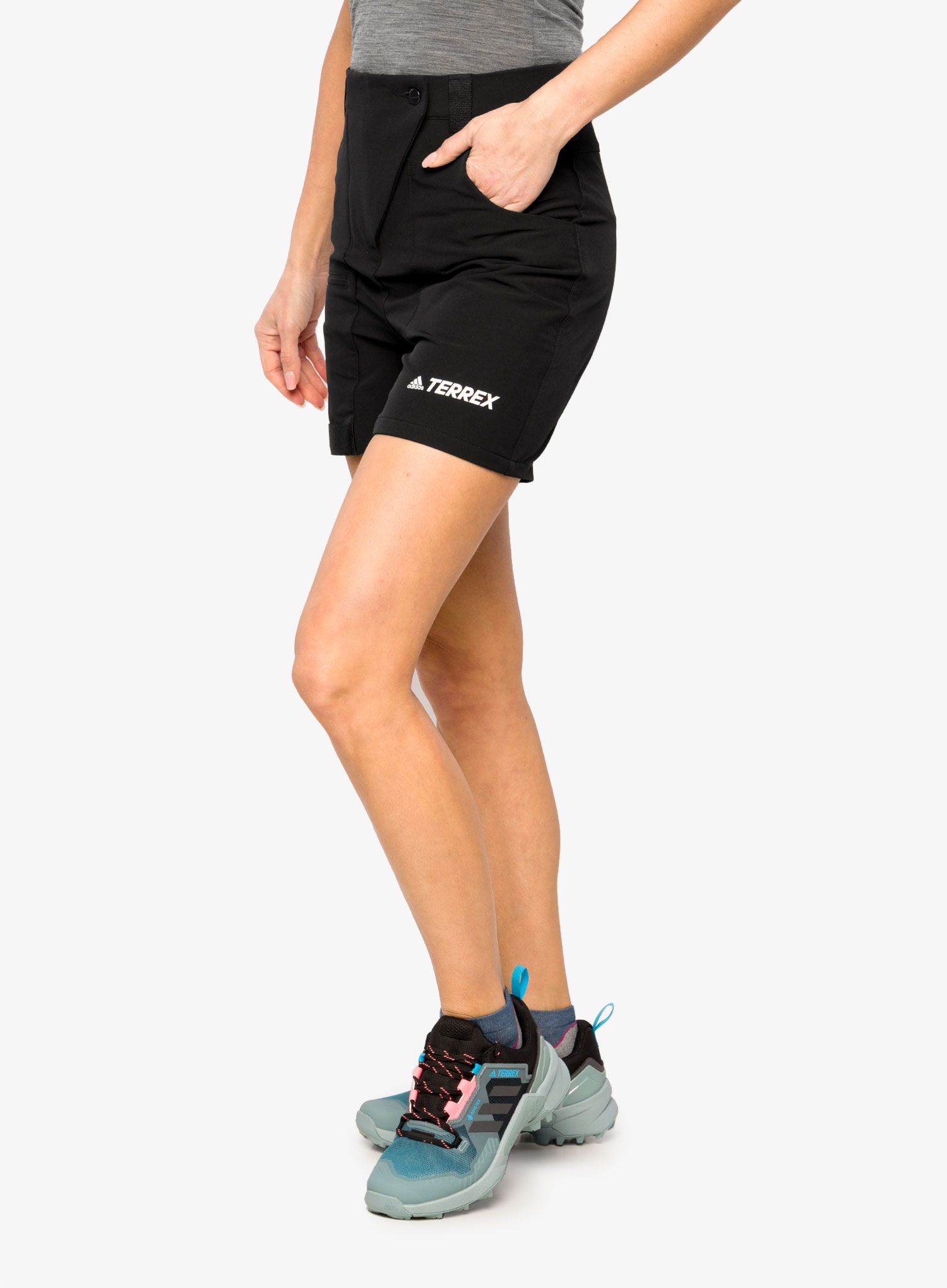 Ženske pohodniške kratke hlače adidas TERREX Zupahike Hiking Shorts - black