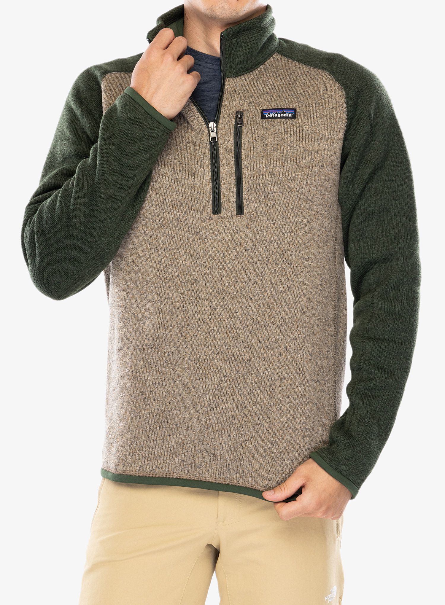 Flis Patagonia Better Sweater 1/4 Zip - seabird grey