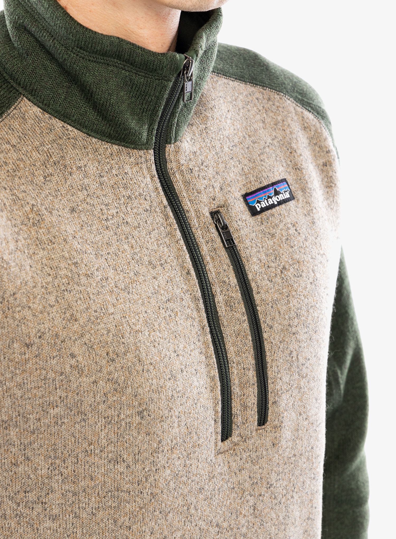 Flis Patagonia Better Sweater 1/4 Zip - seabird grey