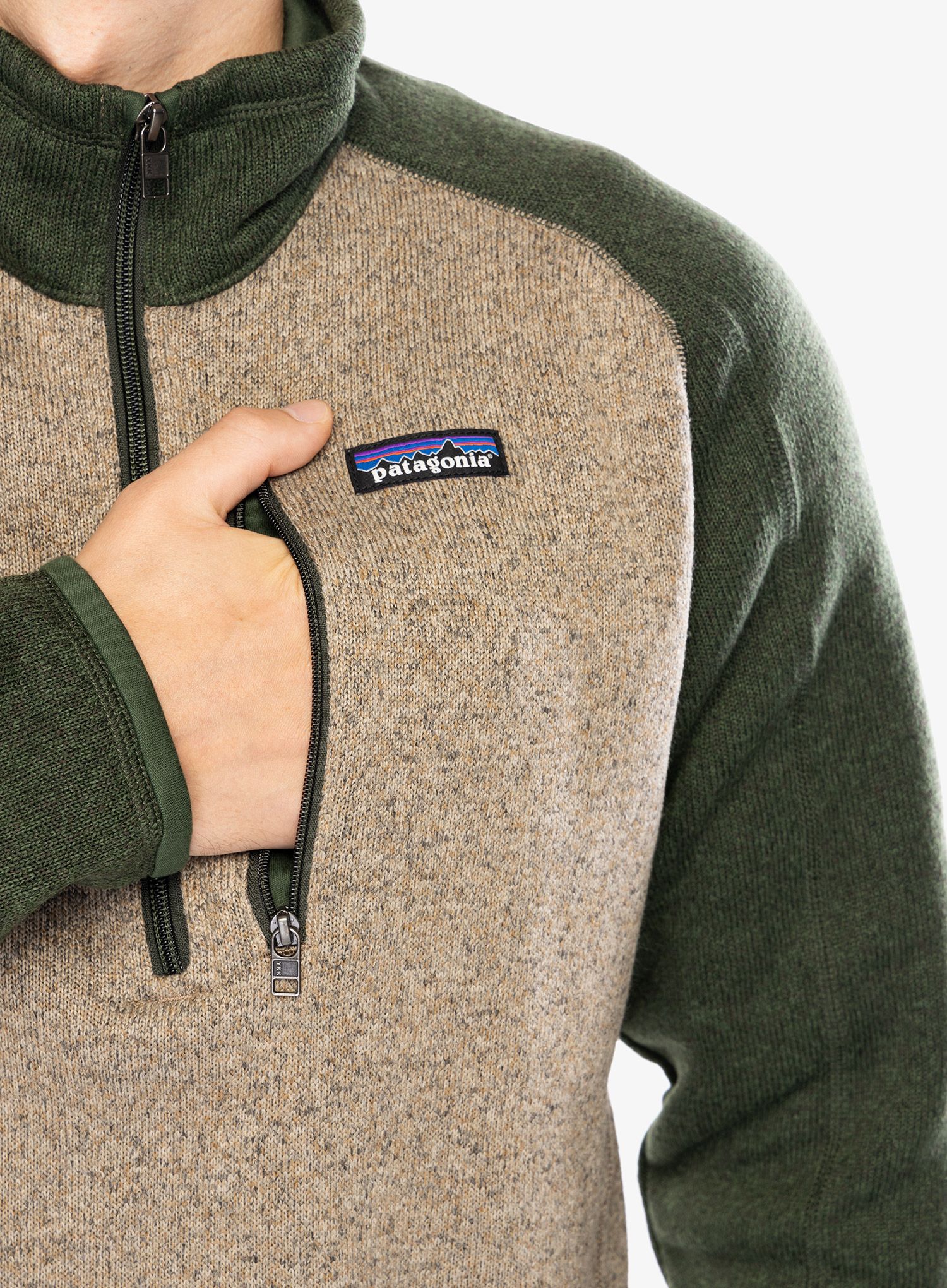Flis Patagonia Better Sweater 1/4 Zip - seabird grey