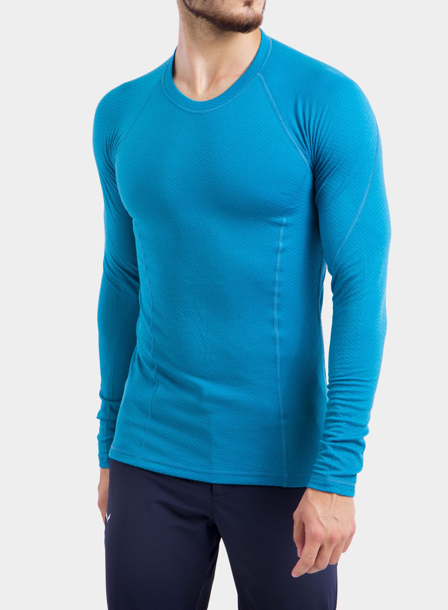 Termo flis jopa Sensor Merino DF Tee L/S - blue