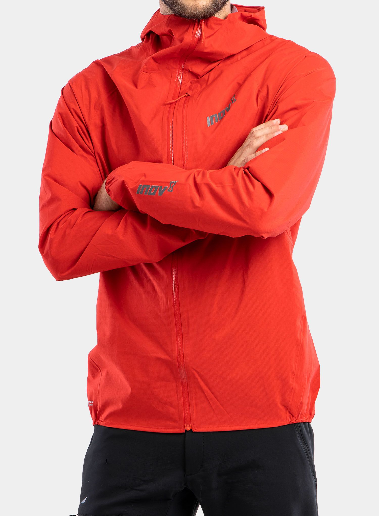 Tekaška jakna Inov-8 Stormshell Full-Zip - red