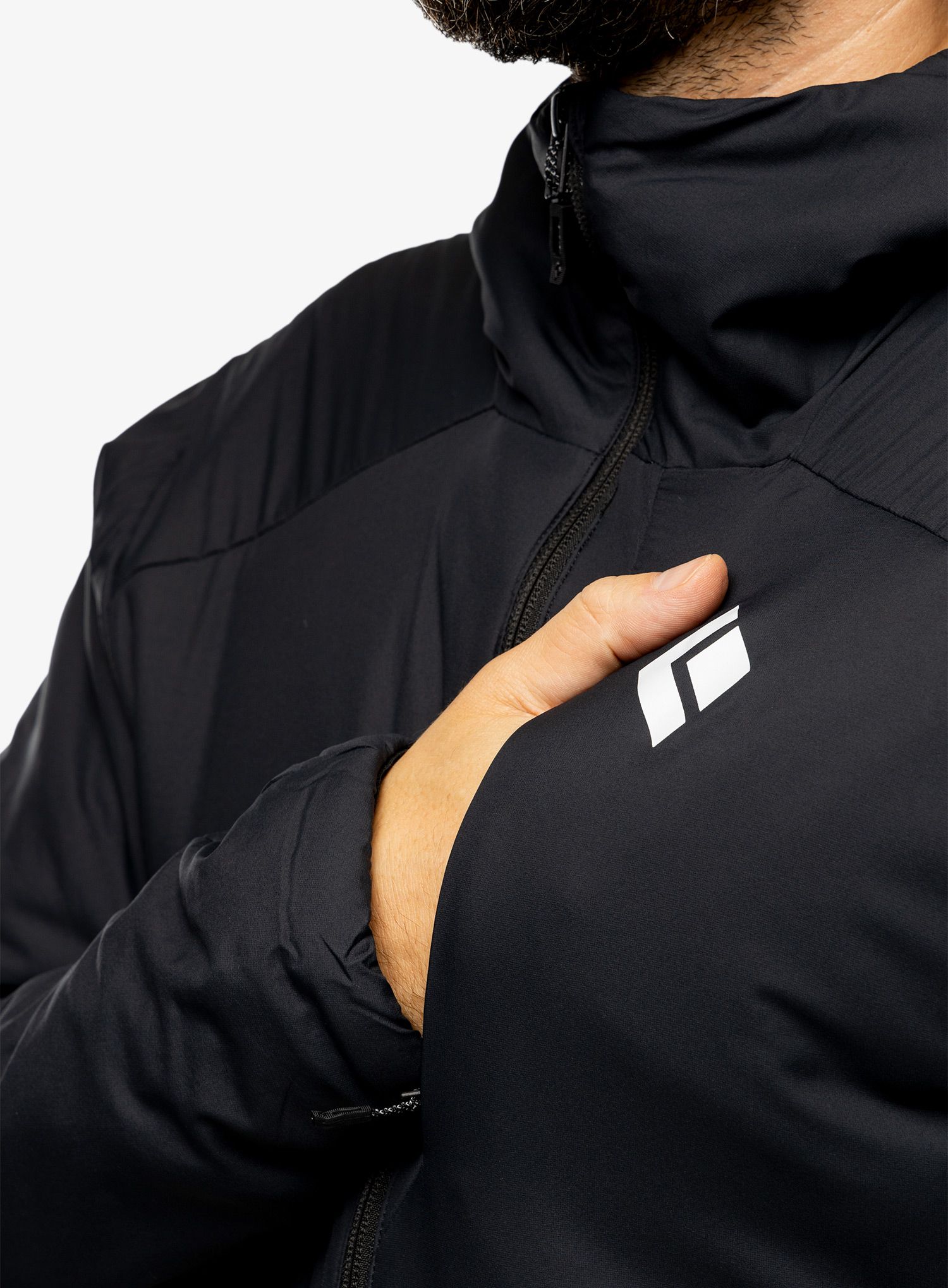 Sintetična jakna Black Diamond First Light Stretch Hoody - black