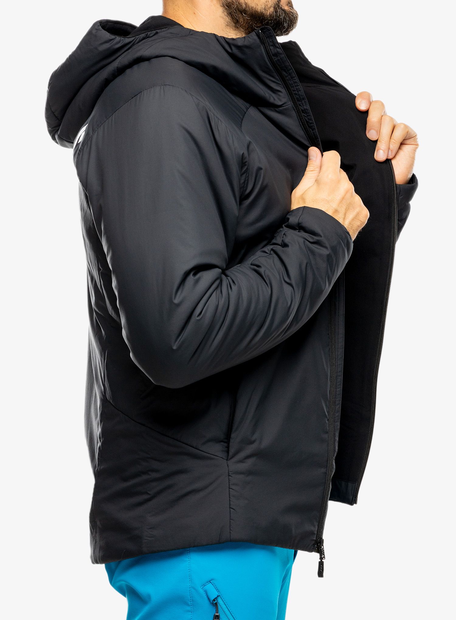 Sintetična jakna Black Diamond First Light Stretch Hoody - black
