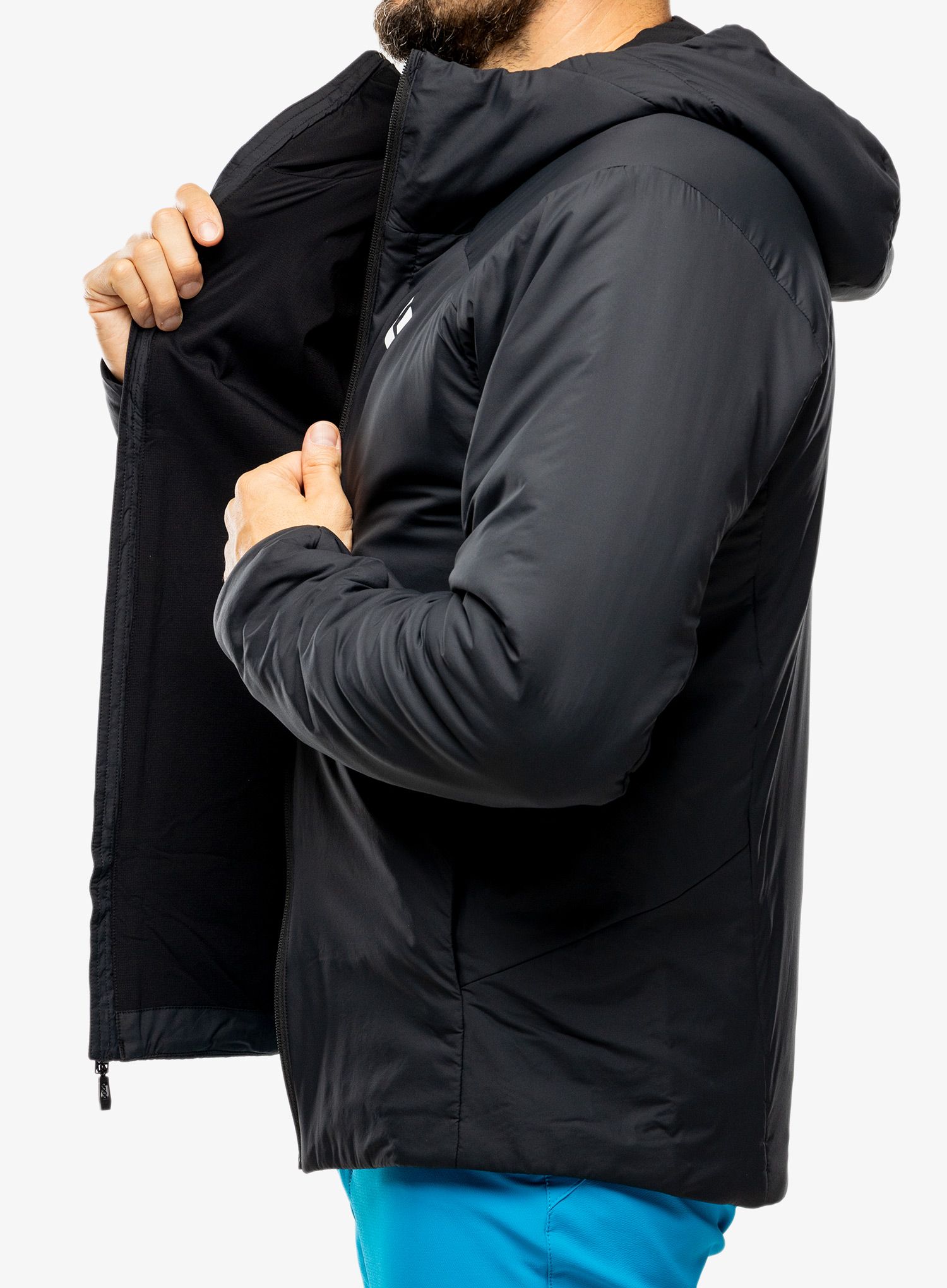 Sintetična jakna Black Diamond First Light Stretch Hoody - black
