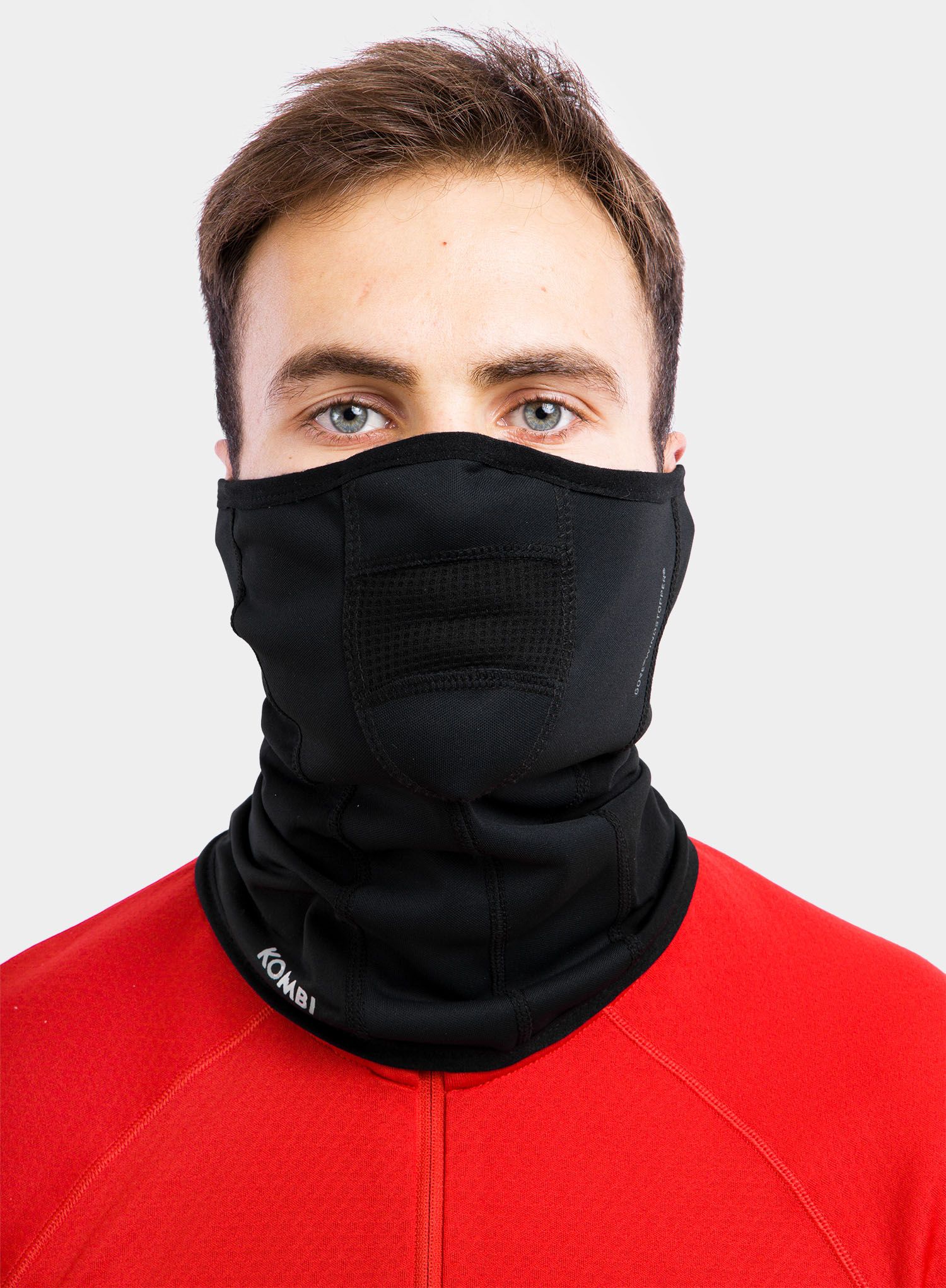 Smučarska maska Kombi P3 Halfclava - black