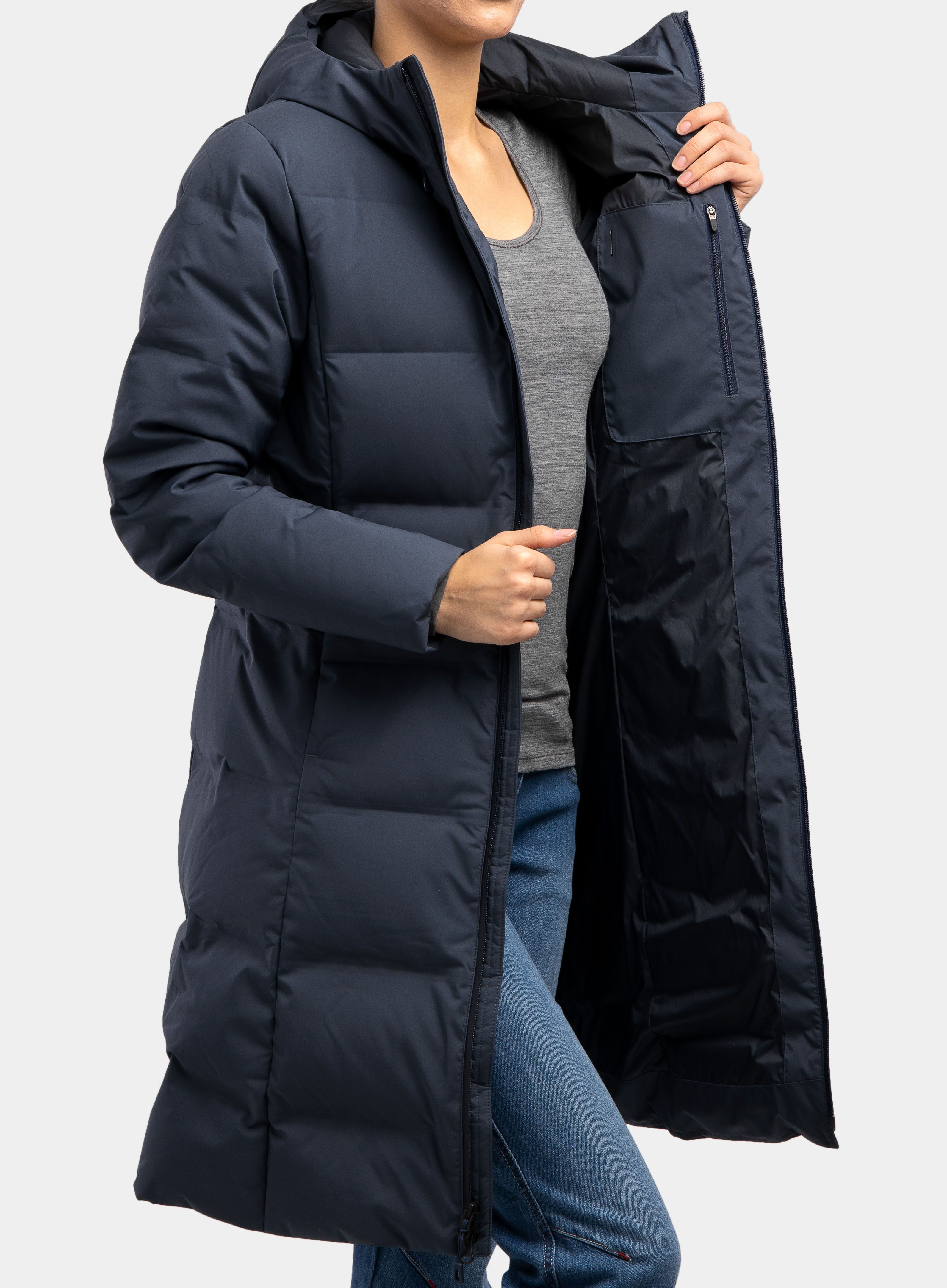 Ženski plašč Patagonia Jackson Glacier Parka - smolder blue