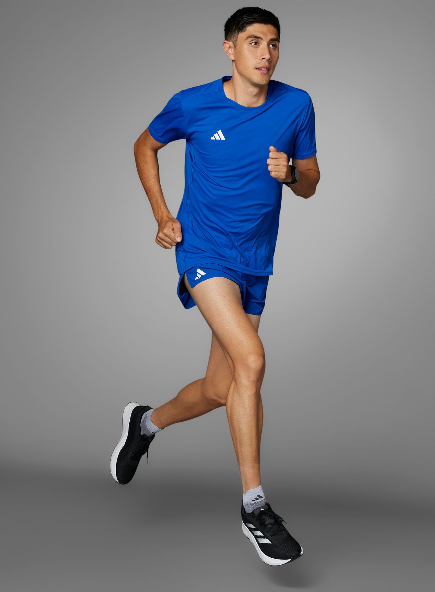 Majica za tek adidas Adizero Essentials Running Tee - royal blue