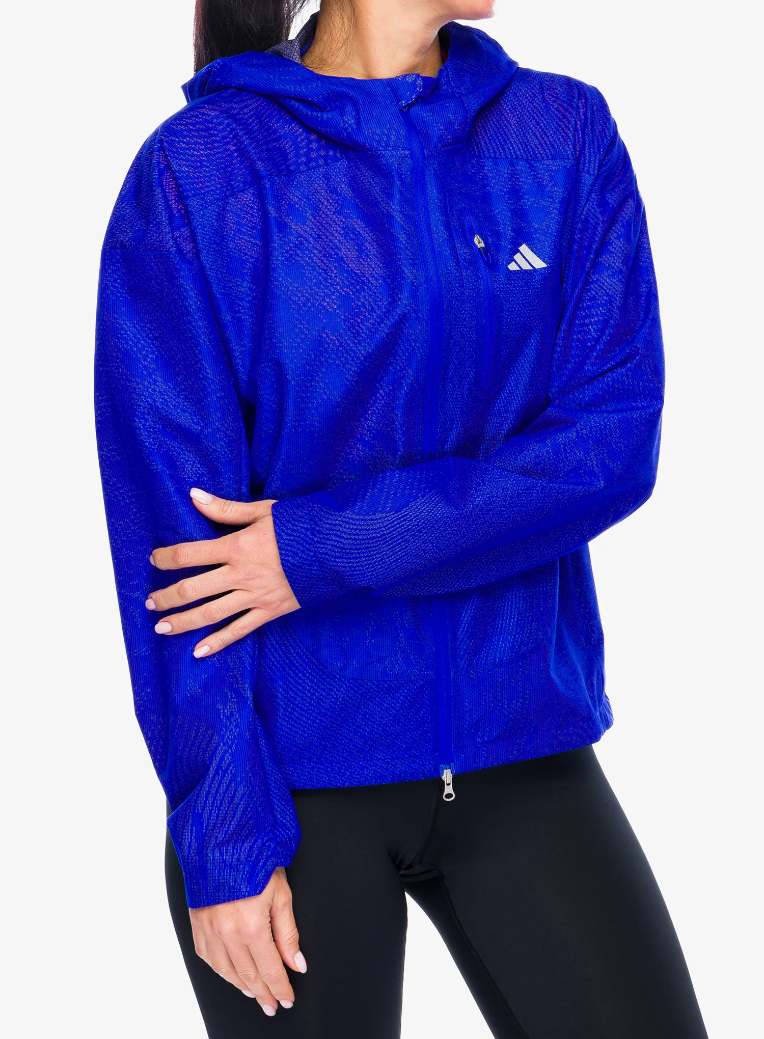 Ženska tekaška jakna adidas Adizero Jacket - lucid blue/blue