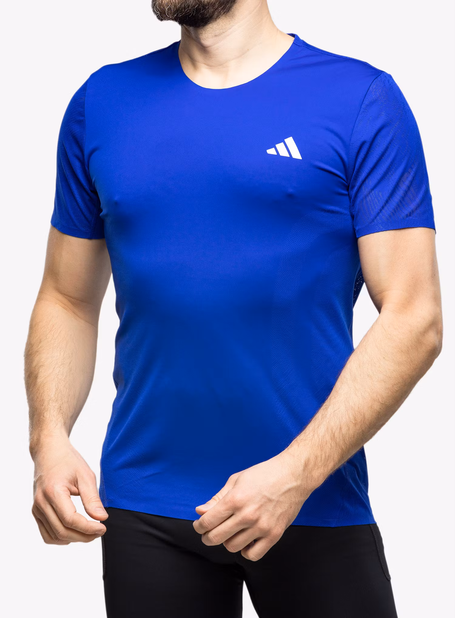 Tekaška majica adidas Adizero Tee - lucid blue
