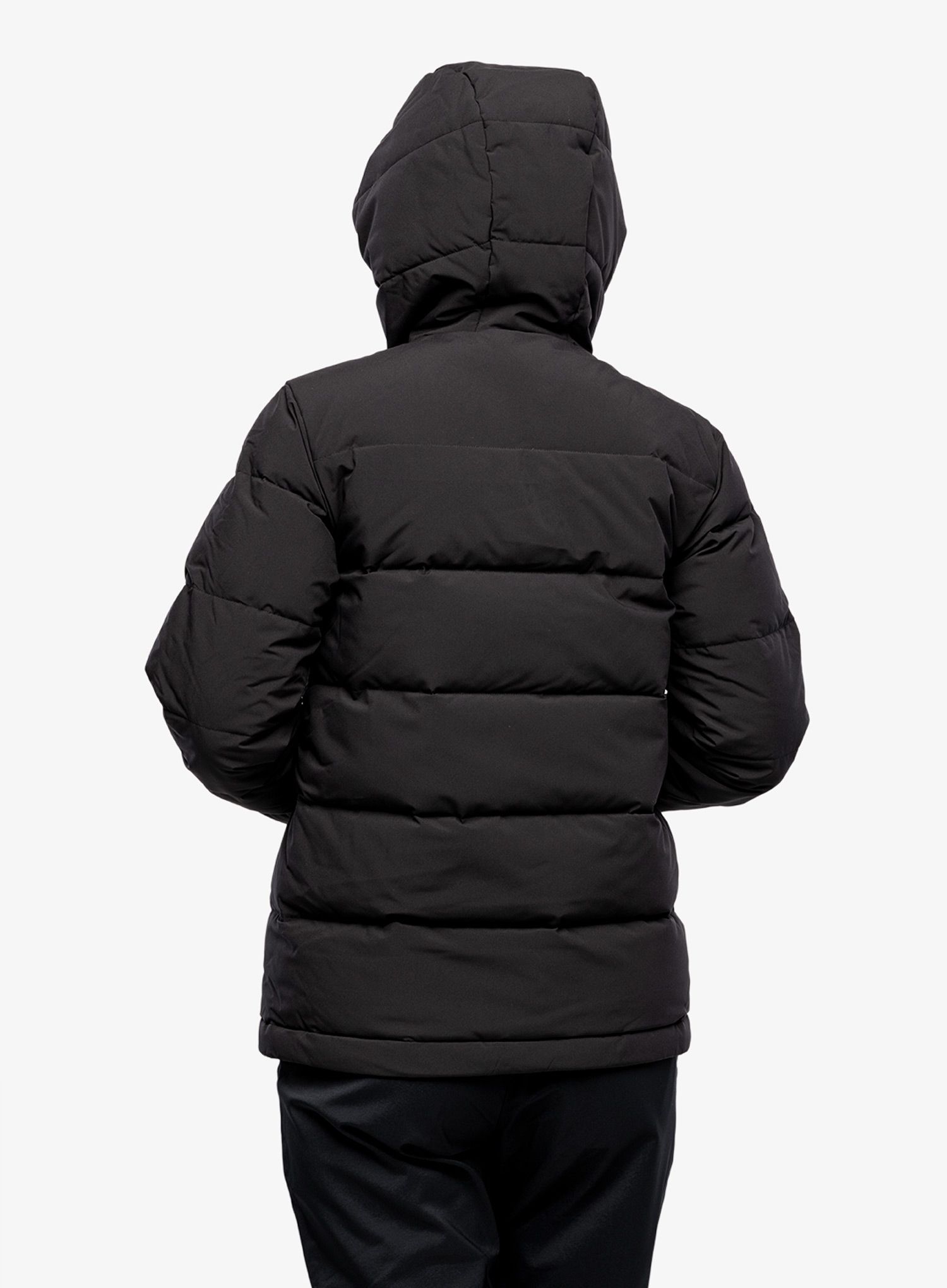 Ženska puhovka adidas Helionic Hooded Jacket - black
