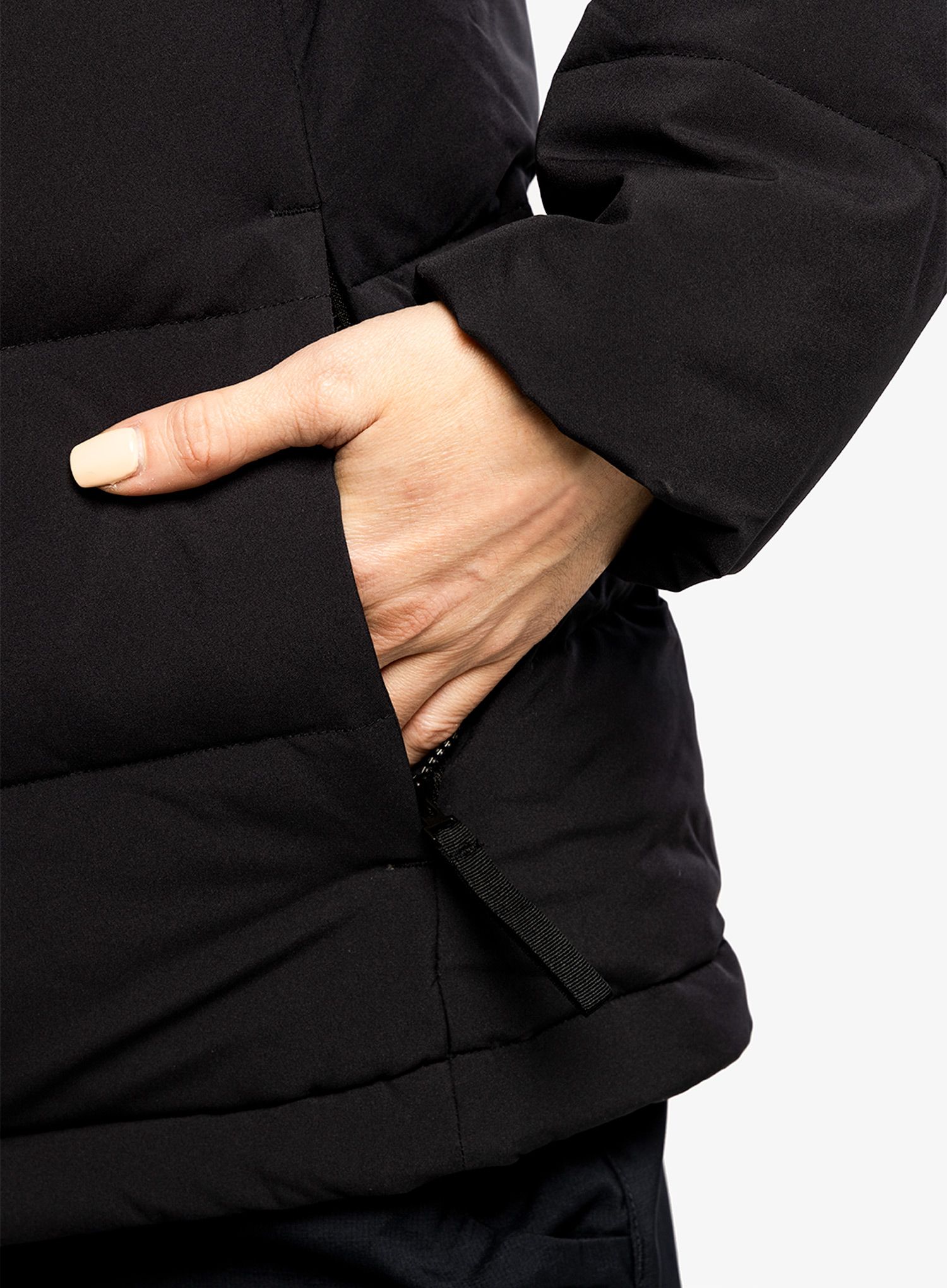 Ženska puhovka adidas Helionic Hooded Jacket - black