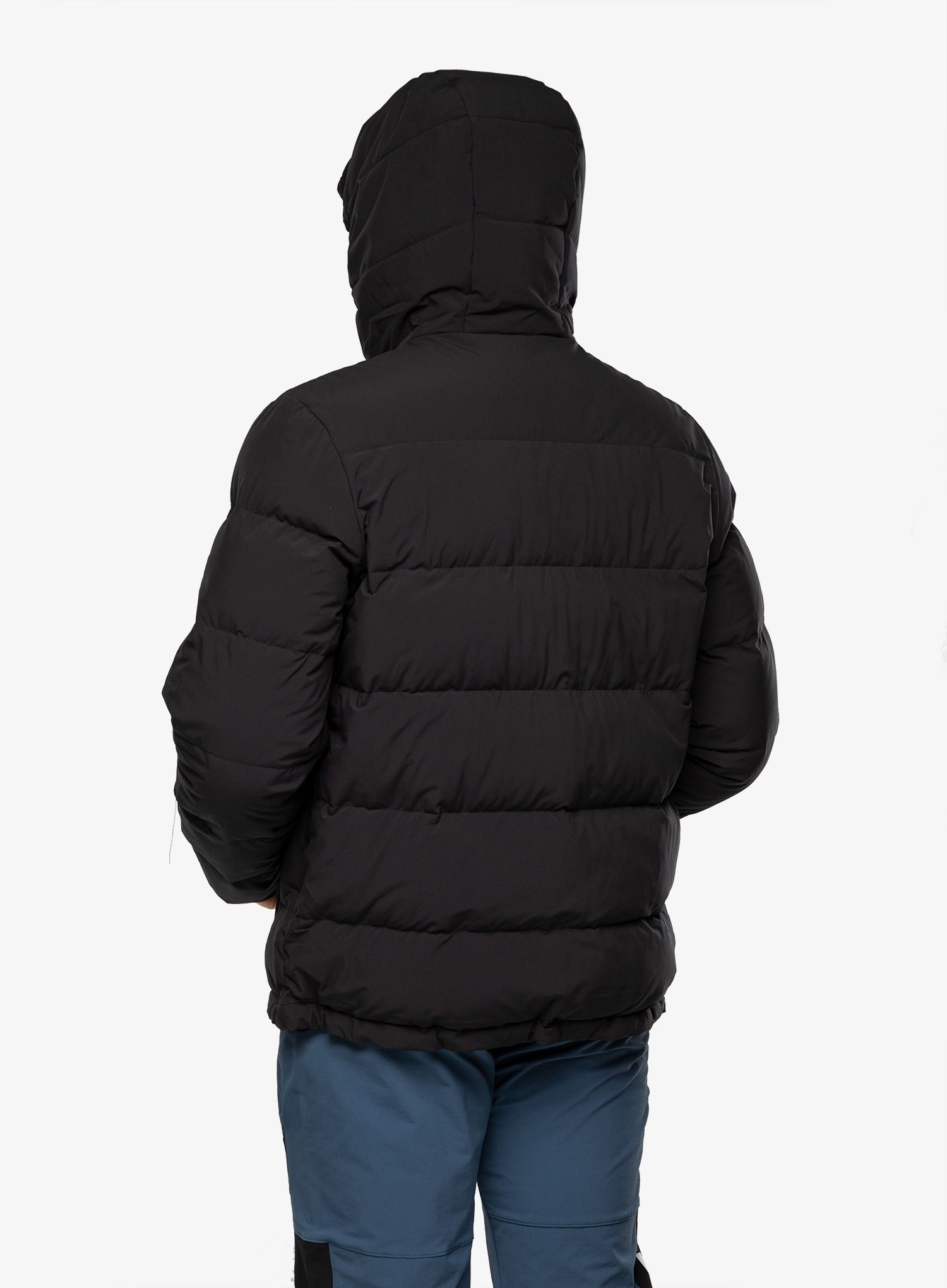 Puhovka adidas Helionic Hooded Jacket - black