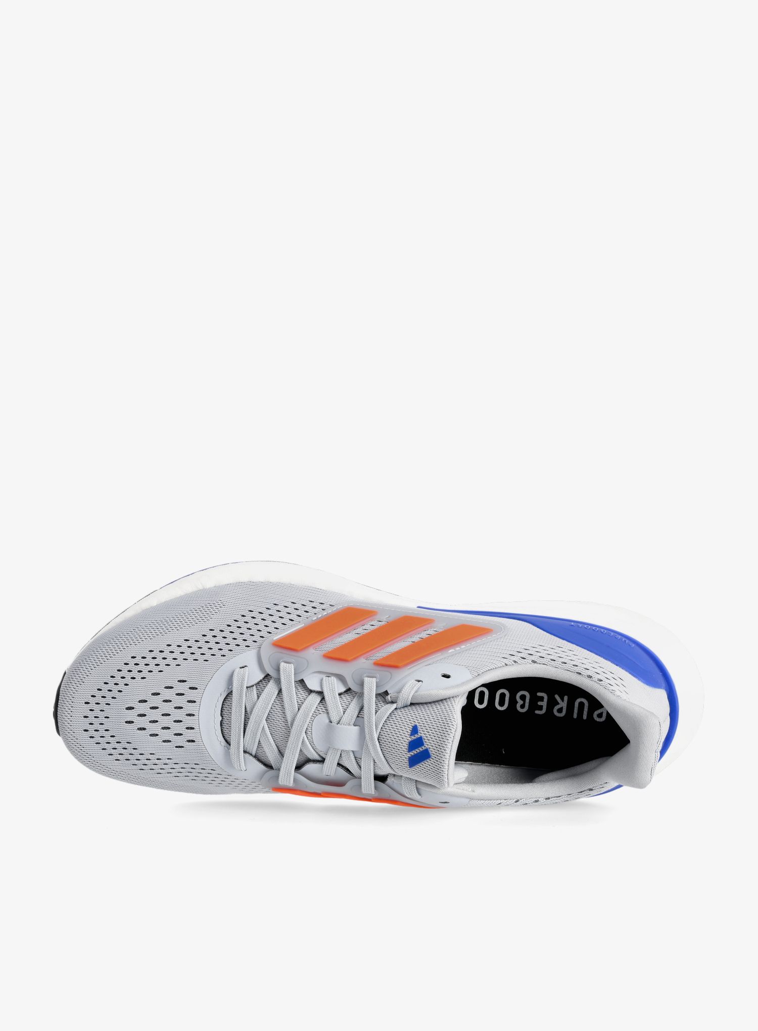 Moški tekaški čevlji adidas Pureboost 23 - halo silver/solar red/lucid bl