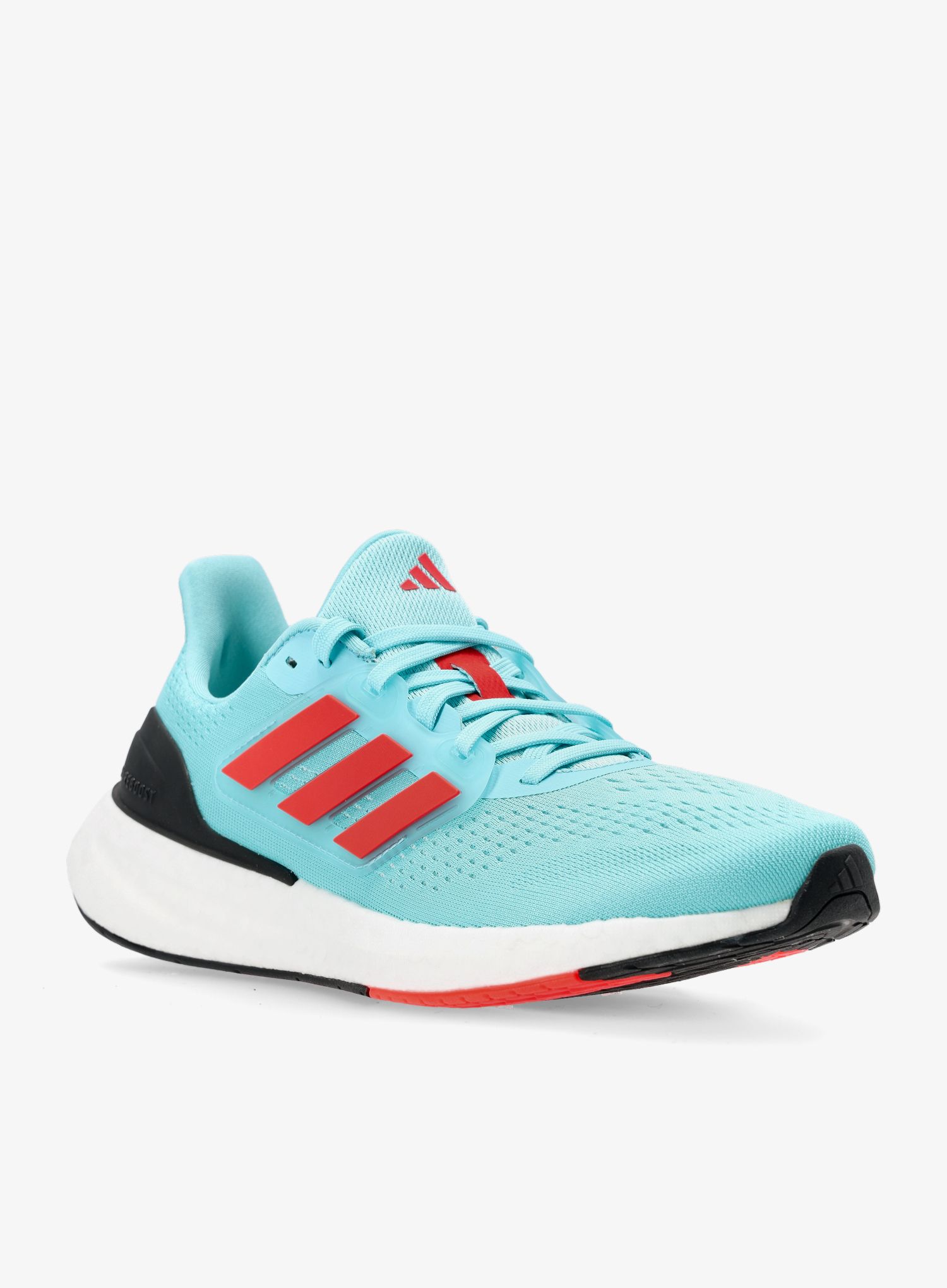 Moški tekaški čevlji adidas Pureboost 23 - ltaqua/brired/ftwwht