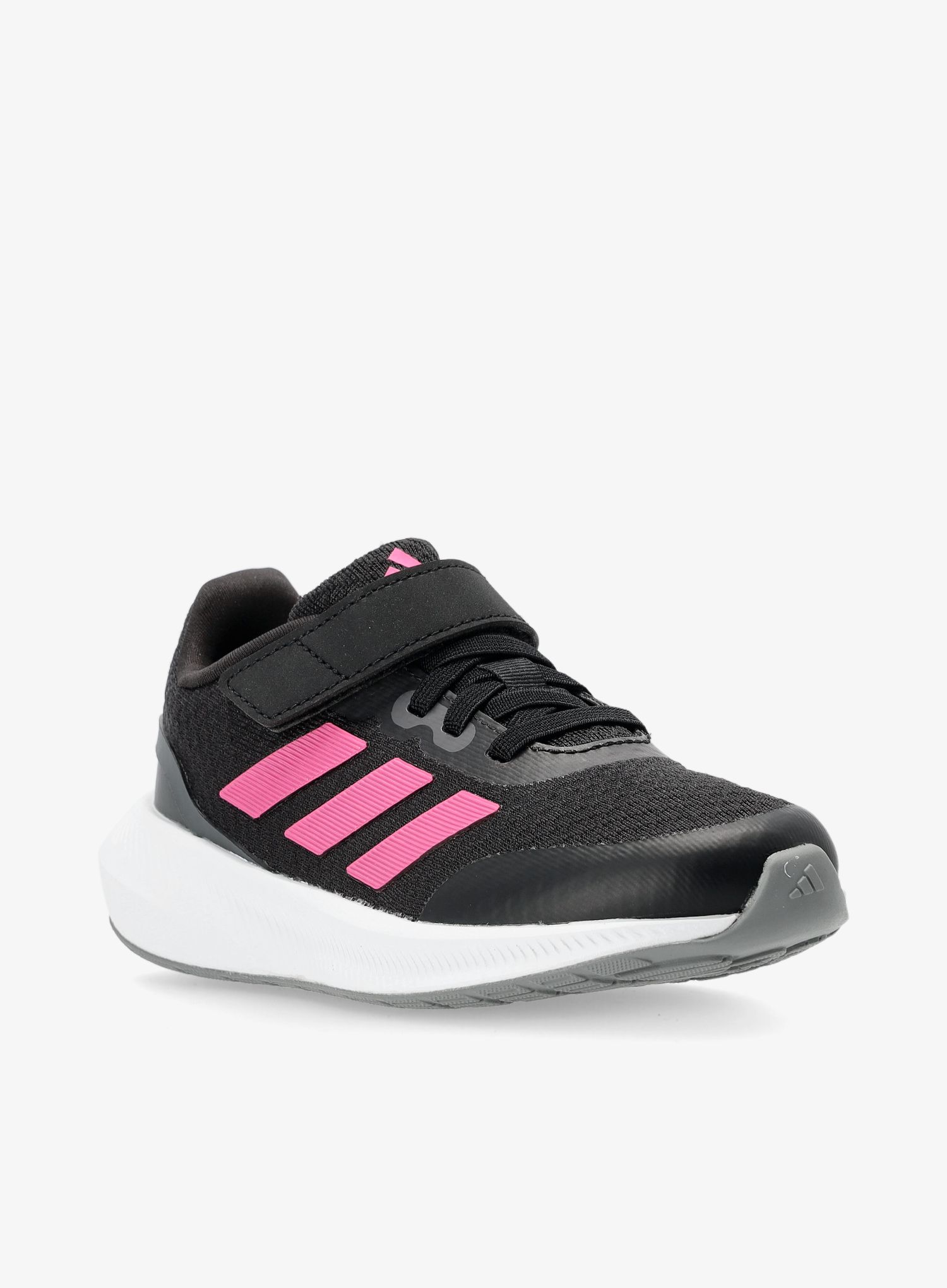 Otroška obutev adidas Runfalcon 3.0 Elastic Lace Top Strap - black/pulse magenta/grey six