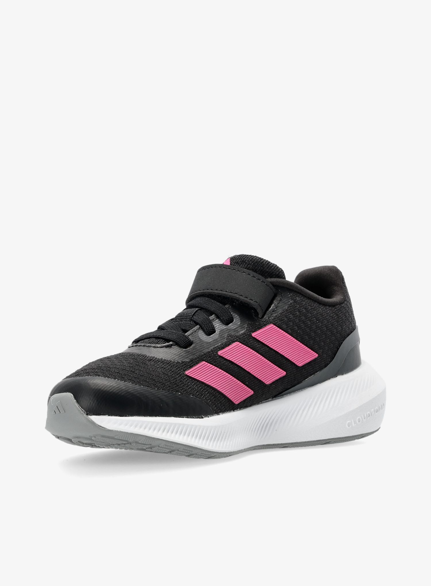 Otroška obutev adidas Runfalcon 3.0 Elastic Lace Top Strap - black/pulse magenta/grey six