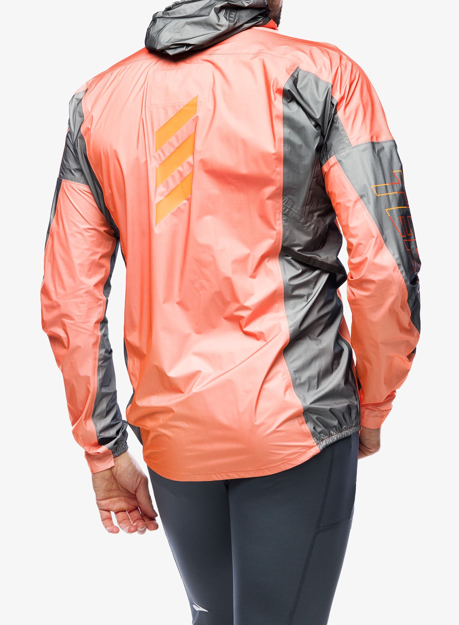 Tekaška jakna adidas TERREX Agravic 3L Pro Rain Jacket - semi impact orange