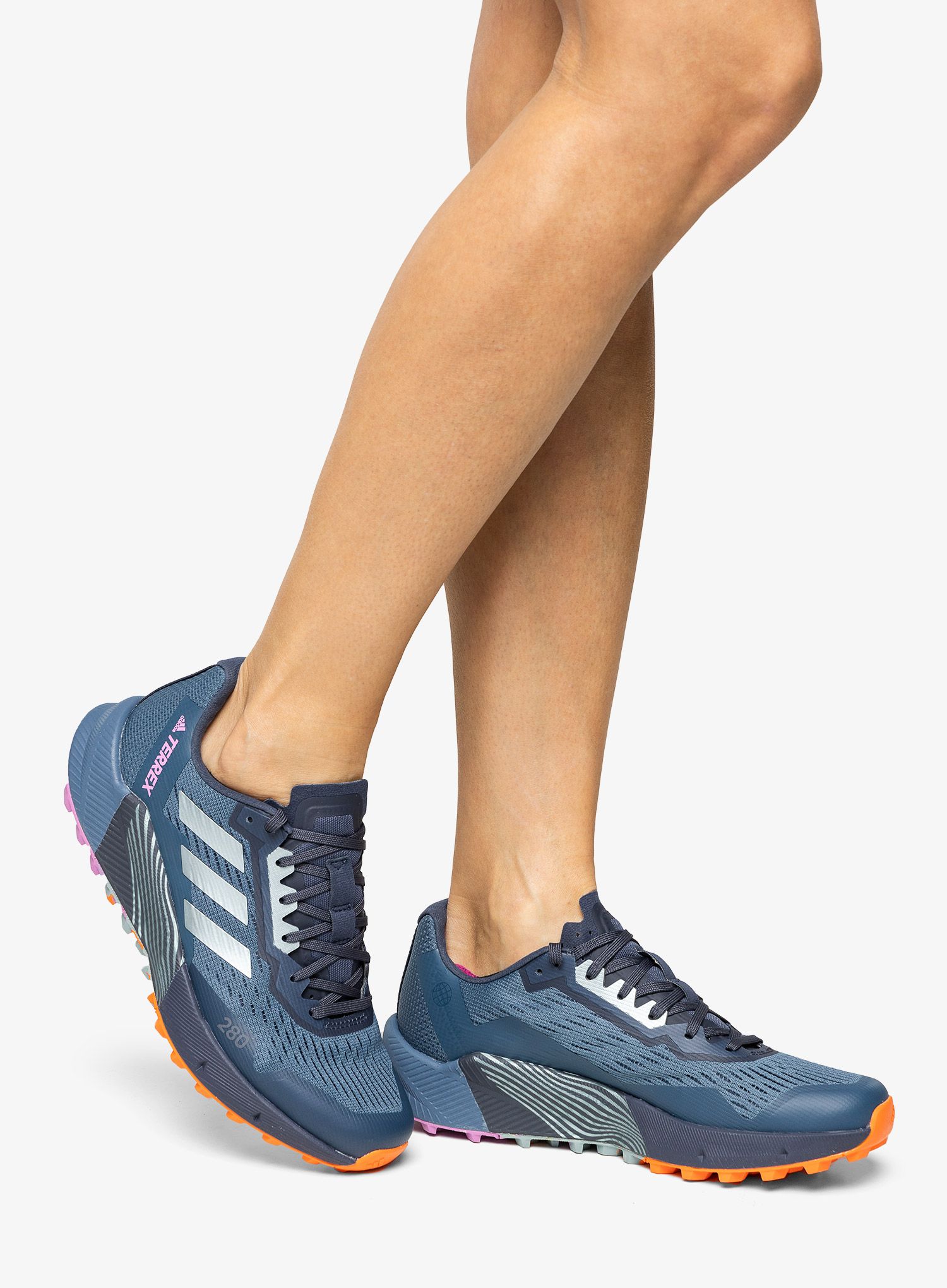 Ženski tekaški čevlji adidas TERREX Agravic Flow 2 - wonder steel/magic grey met