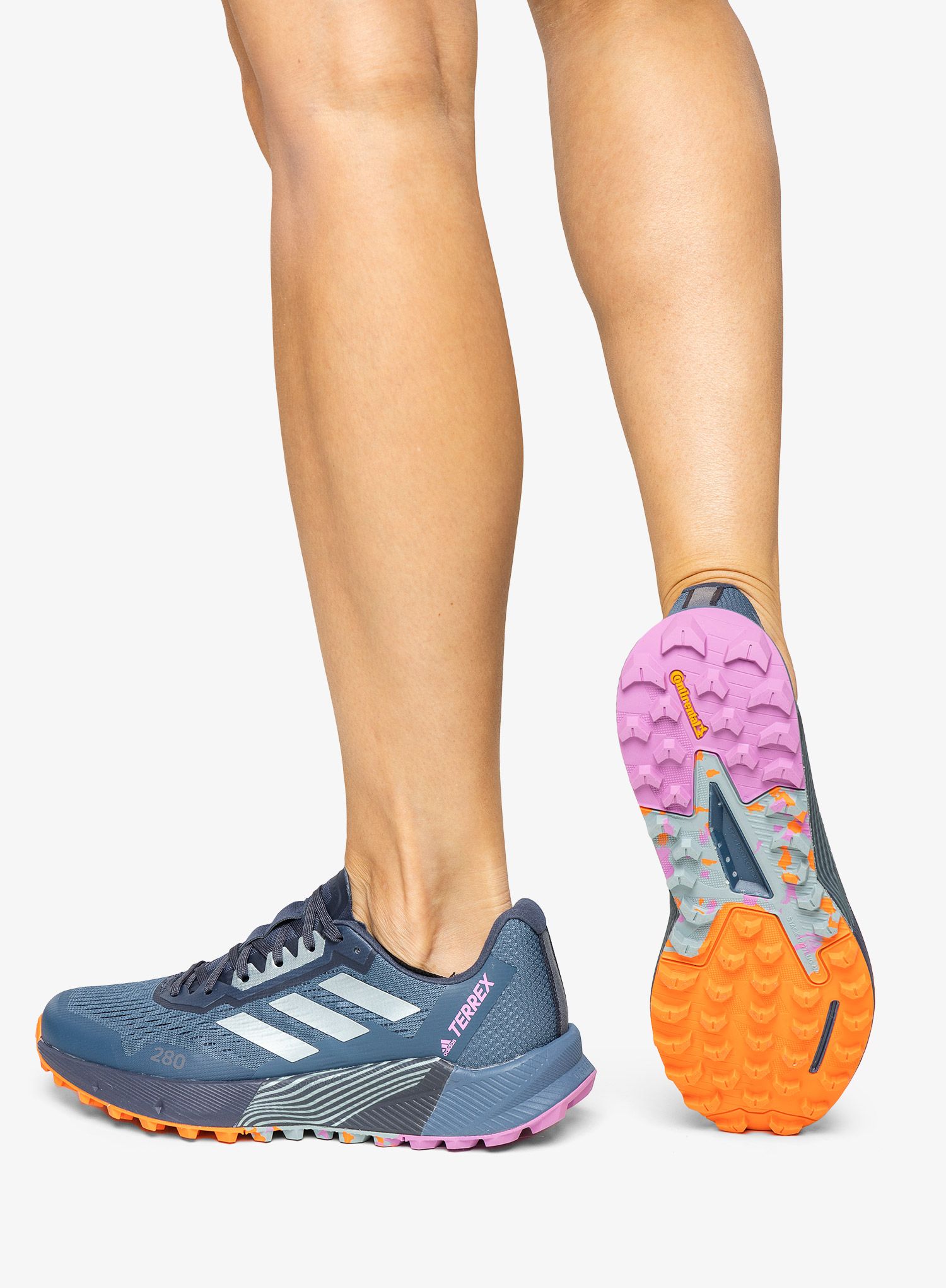 Ženski tekaški čevlji adidas TERREX Agravic Flow 2 - wonder steel/magic grey met