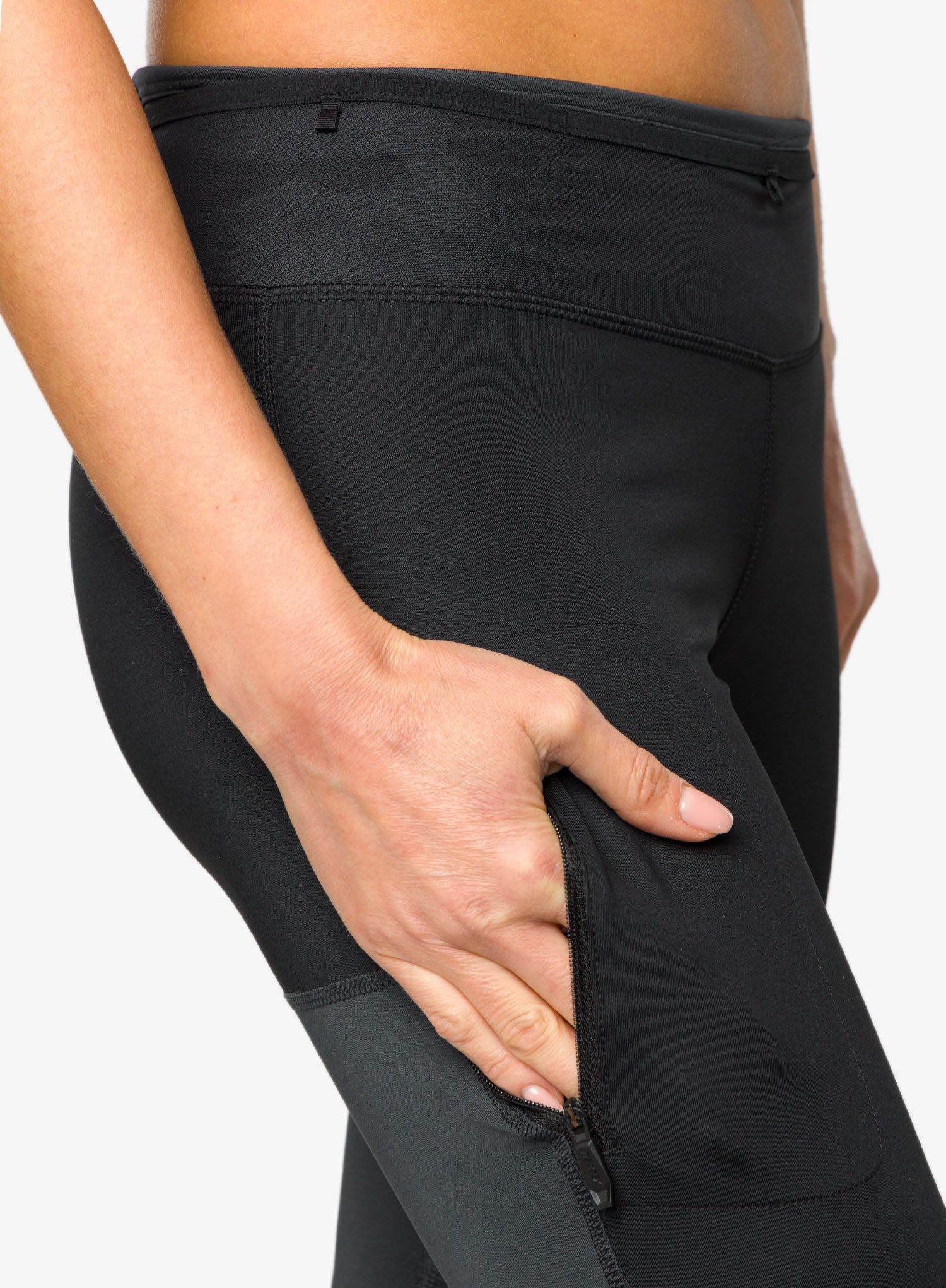 Ženske tekaške pajkice adidas TERREX Agravic Trail Running Tights - carbon