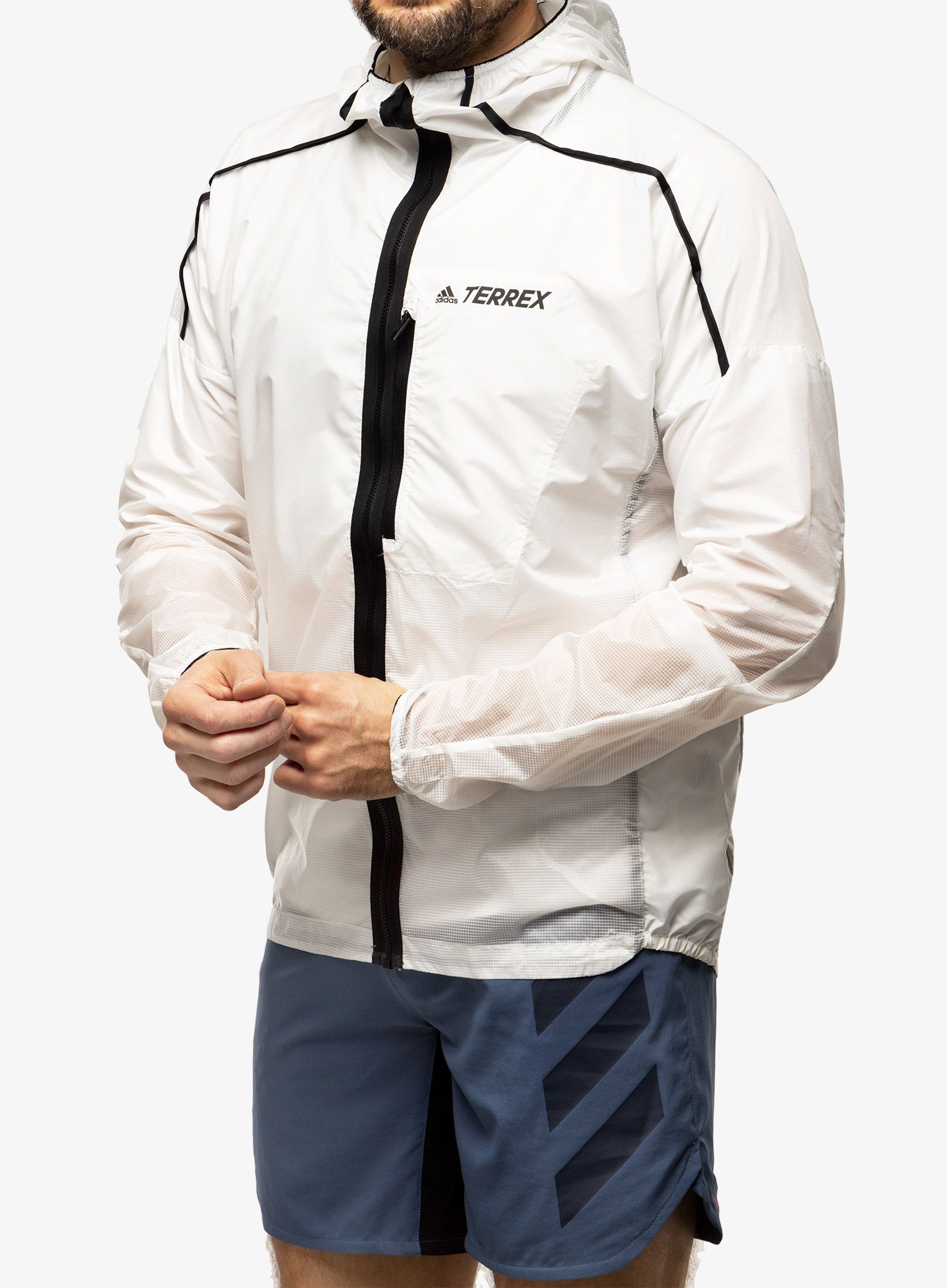 Moška tekaška jakna adidas TERREX Agravic Windweave Wind Jacket - nondye