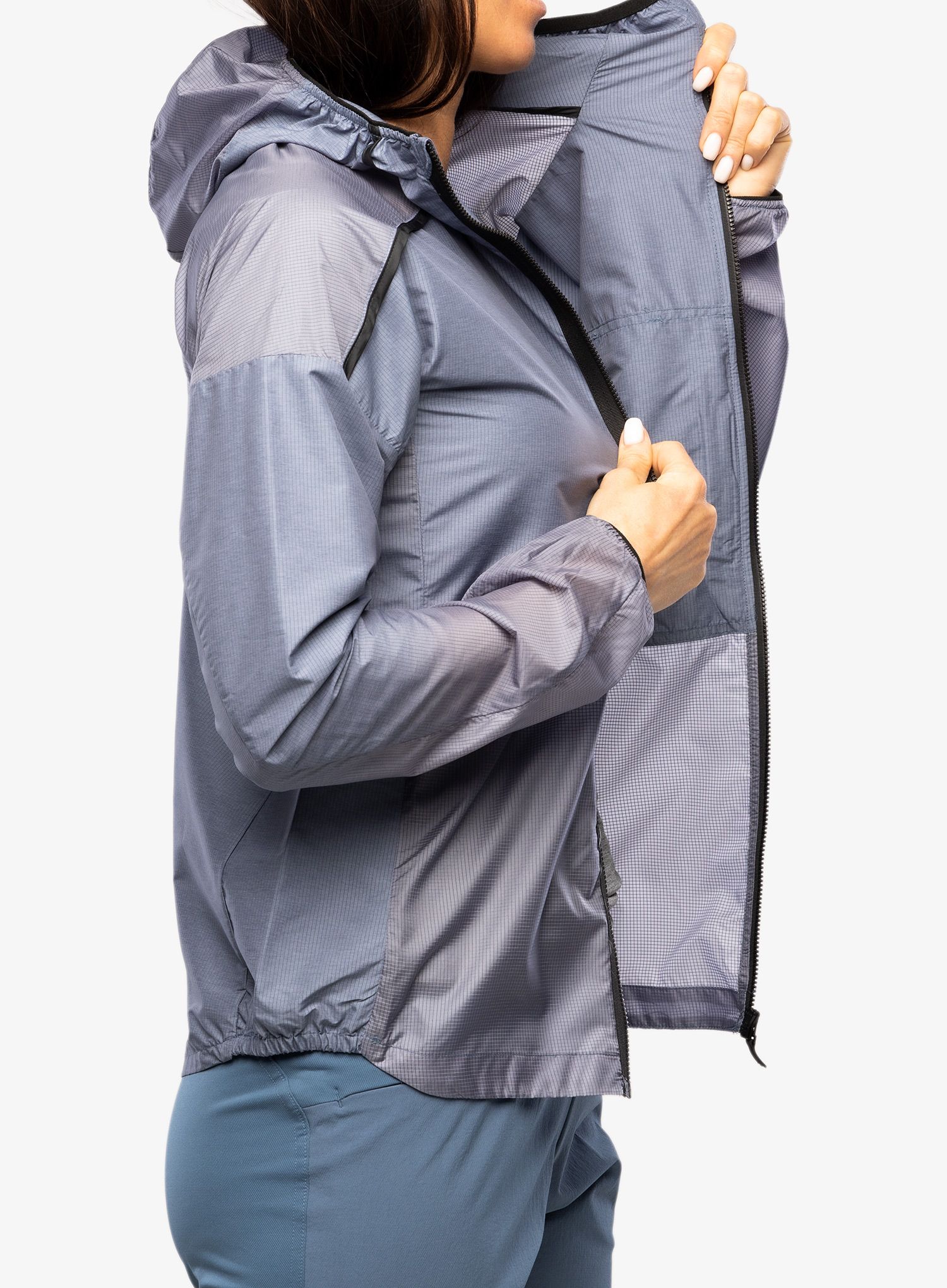 Ženska tekaška jakna adidas TERREX Agravic Windweave Windbreaker - wonder steel