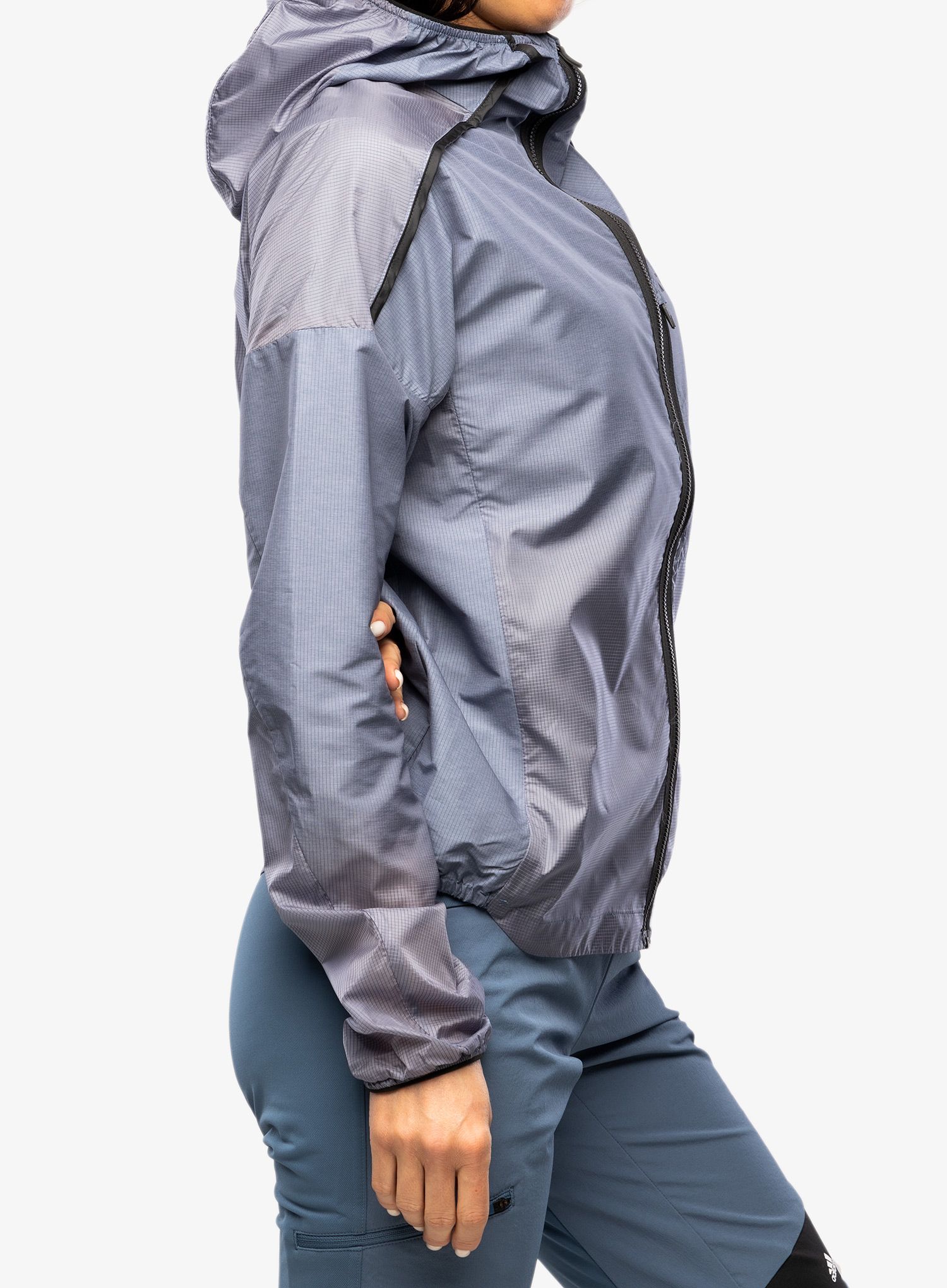 Ženska tekaška jakna adidas TERREX Agravic Windweave Windbreaker - wonder steel