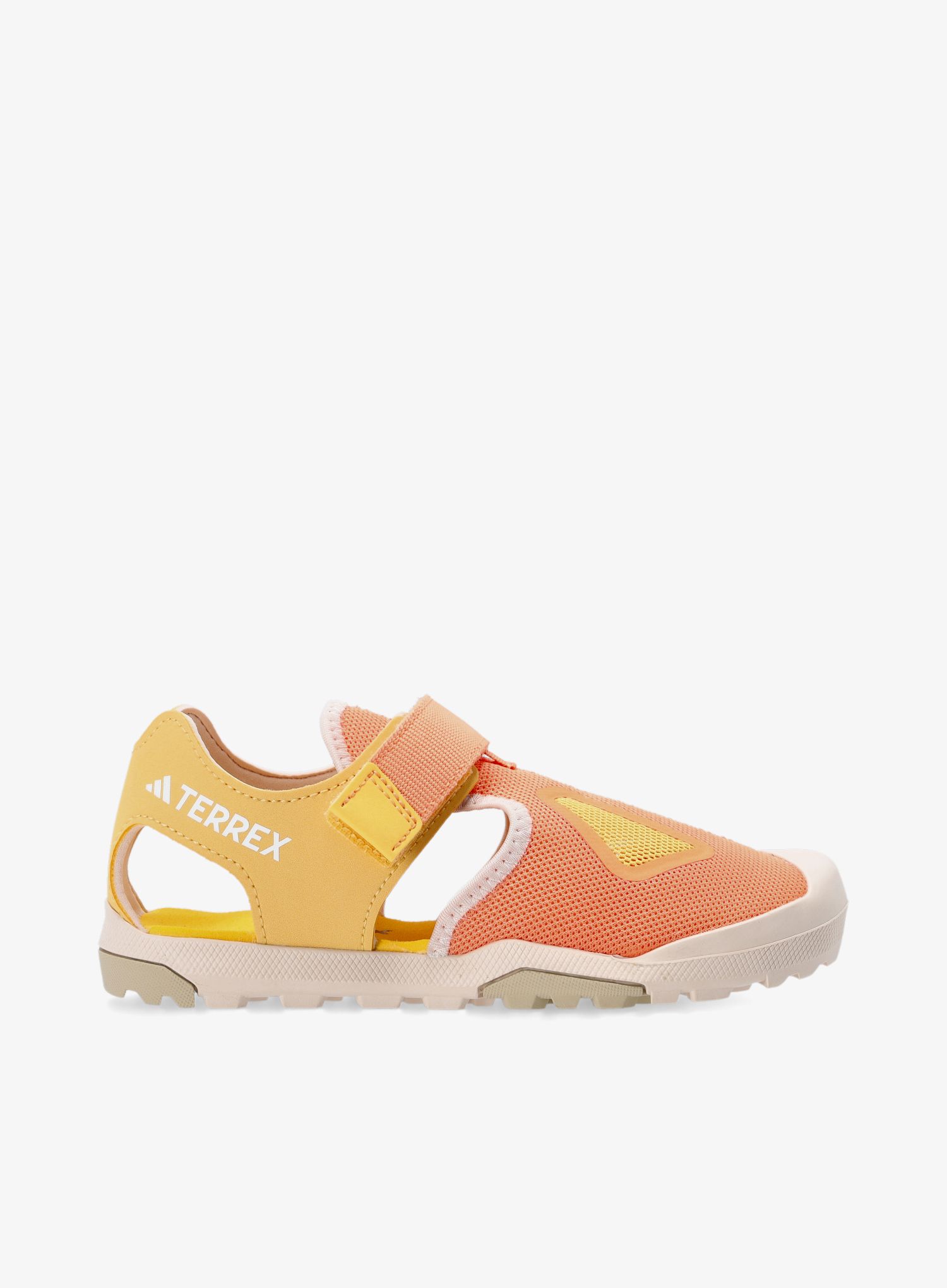 Otroški sandali adidas TERREX Captain Toey 2.0 - amber tint/spark/putty mauve