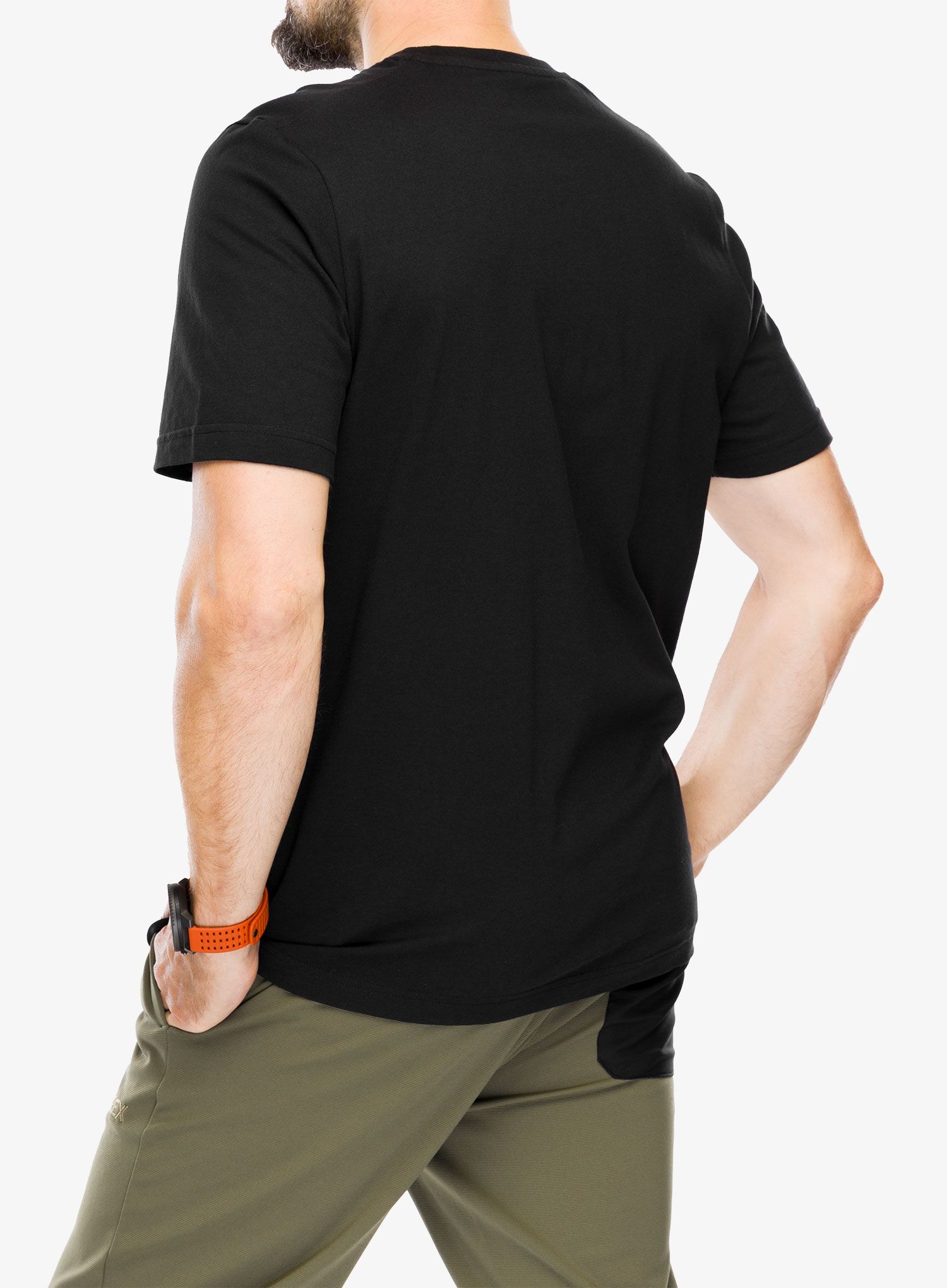 Bombažna majica adidas TERREX Classic Logo Tee - black