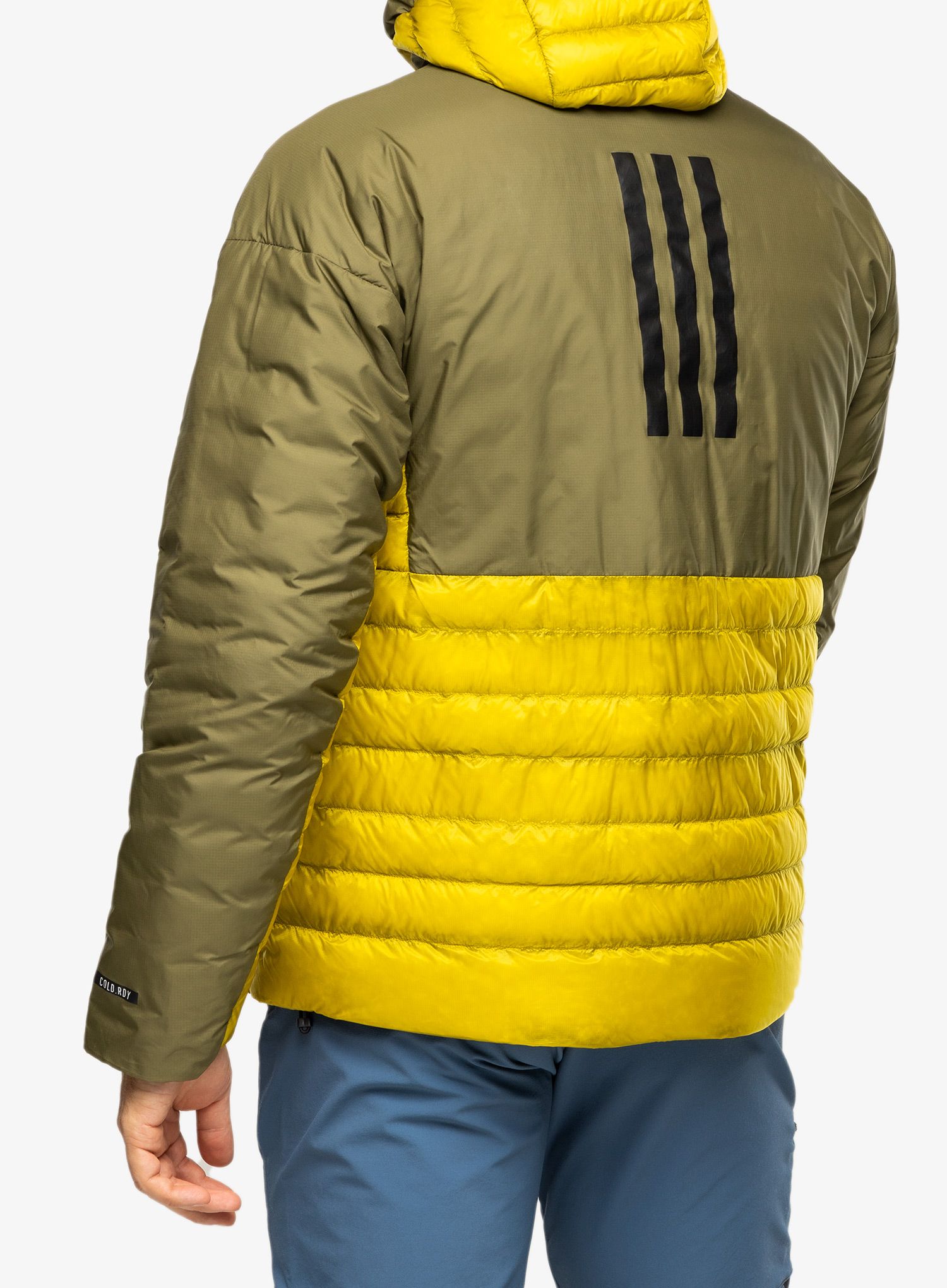 Puhovka adidas TERREX Down Hoody - pulse olive/focus olive
