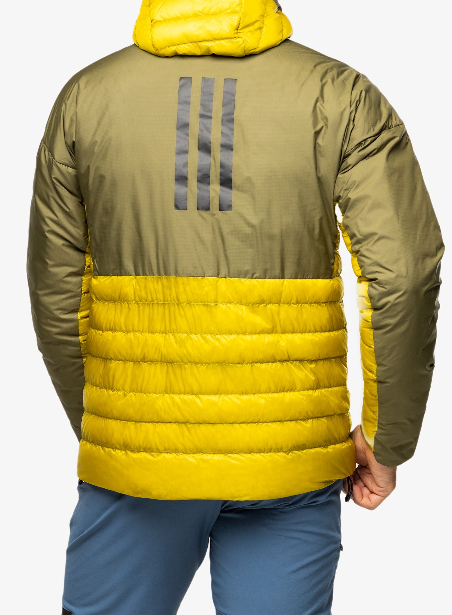 Puhovka adidas TERREX Down Hoody - pulse olive/focus olive