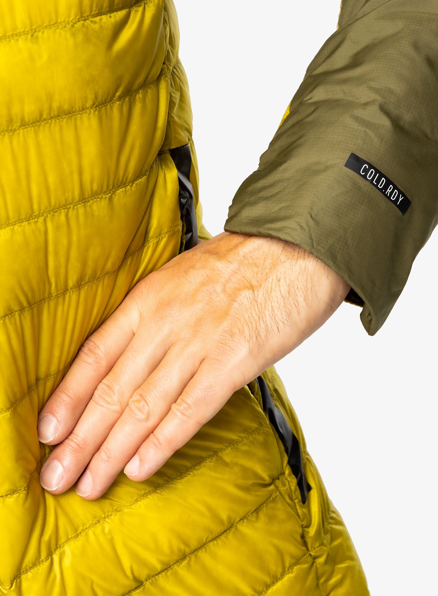 Puhovka adidas TERREX Down Hoody - pulse olive/focus olive